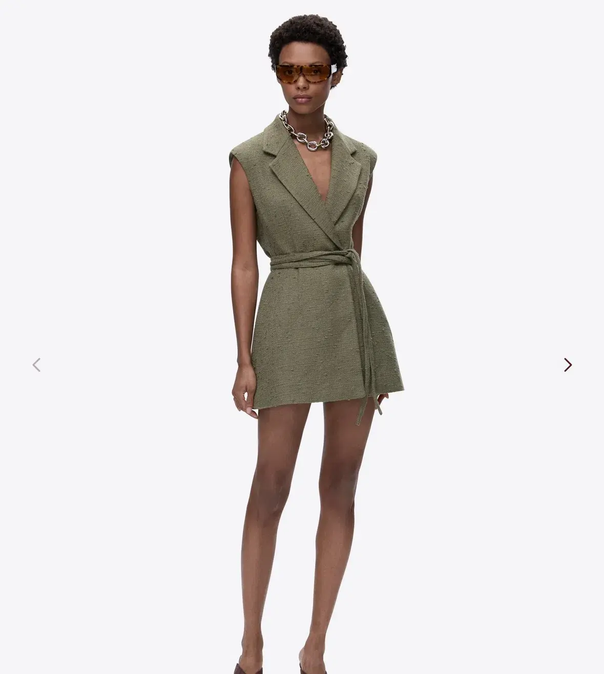 Deering The Tour Vest & Skirt Green Size AU 14 - Image 1