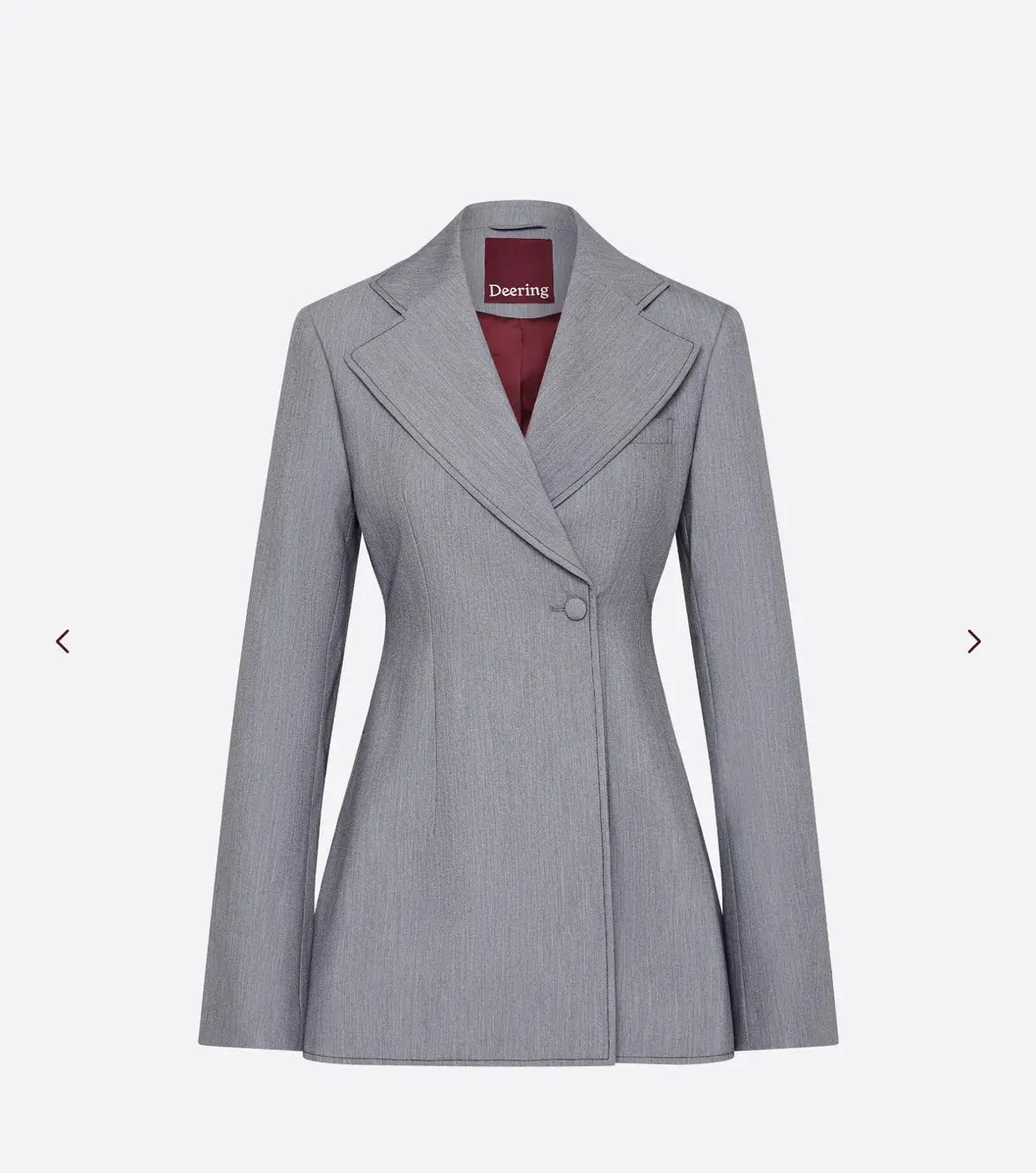 Deering Stitch Me Up Blazer & Shorts Mini Grey Size AU 14 - Image 6