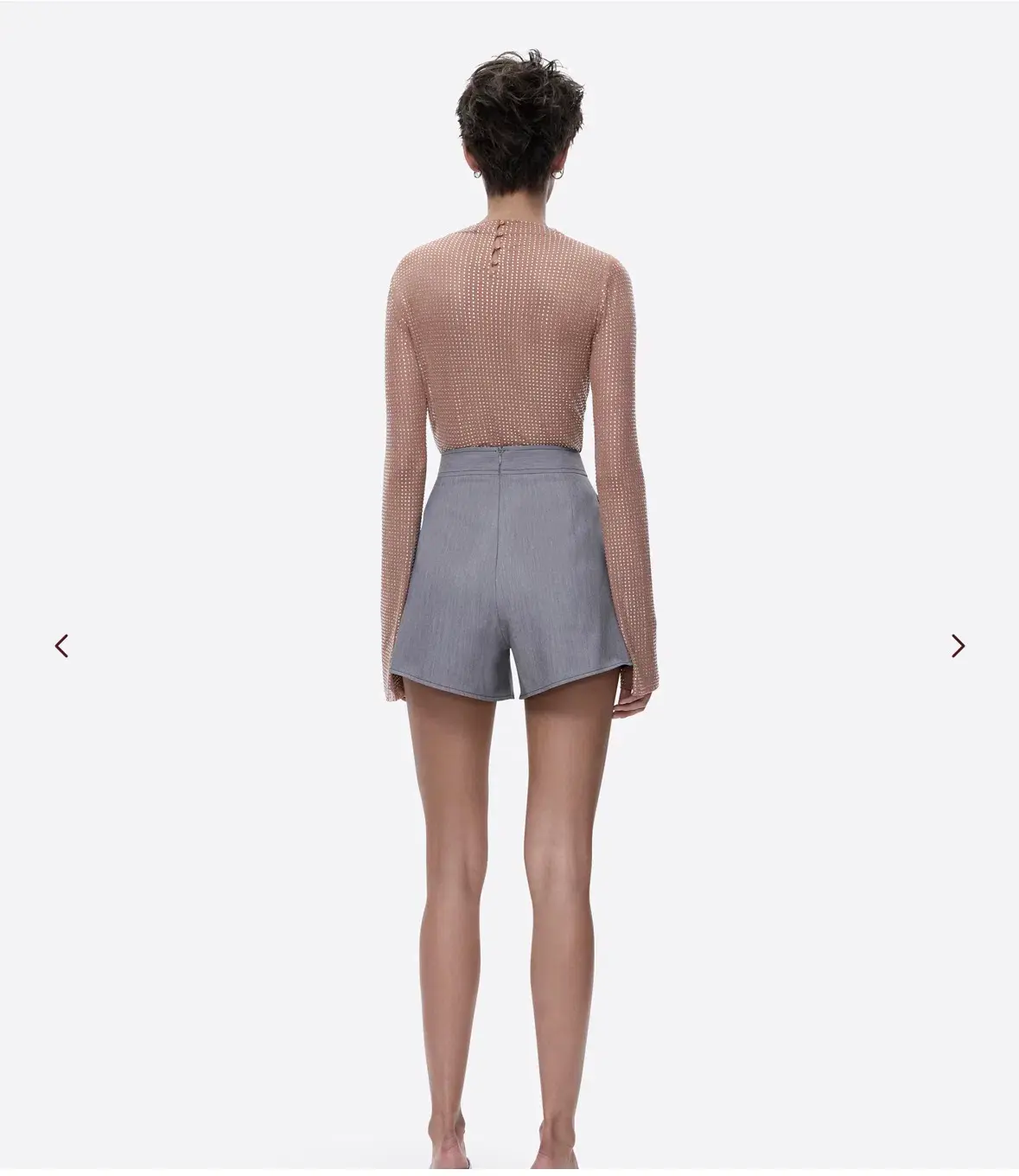 Deering Stitch Me Up Blazer & Shorts Mini Grey Size AU 14 - Image 9