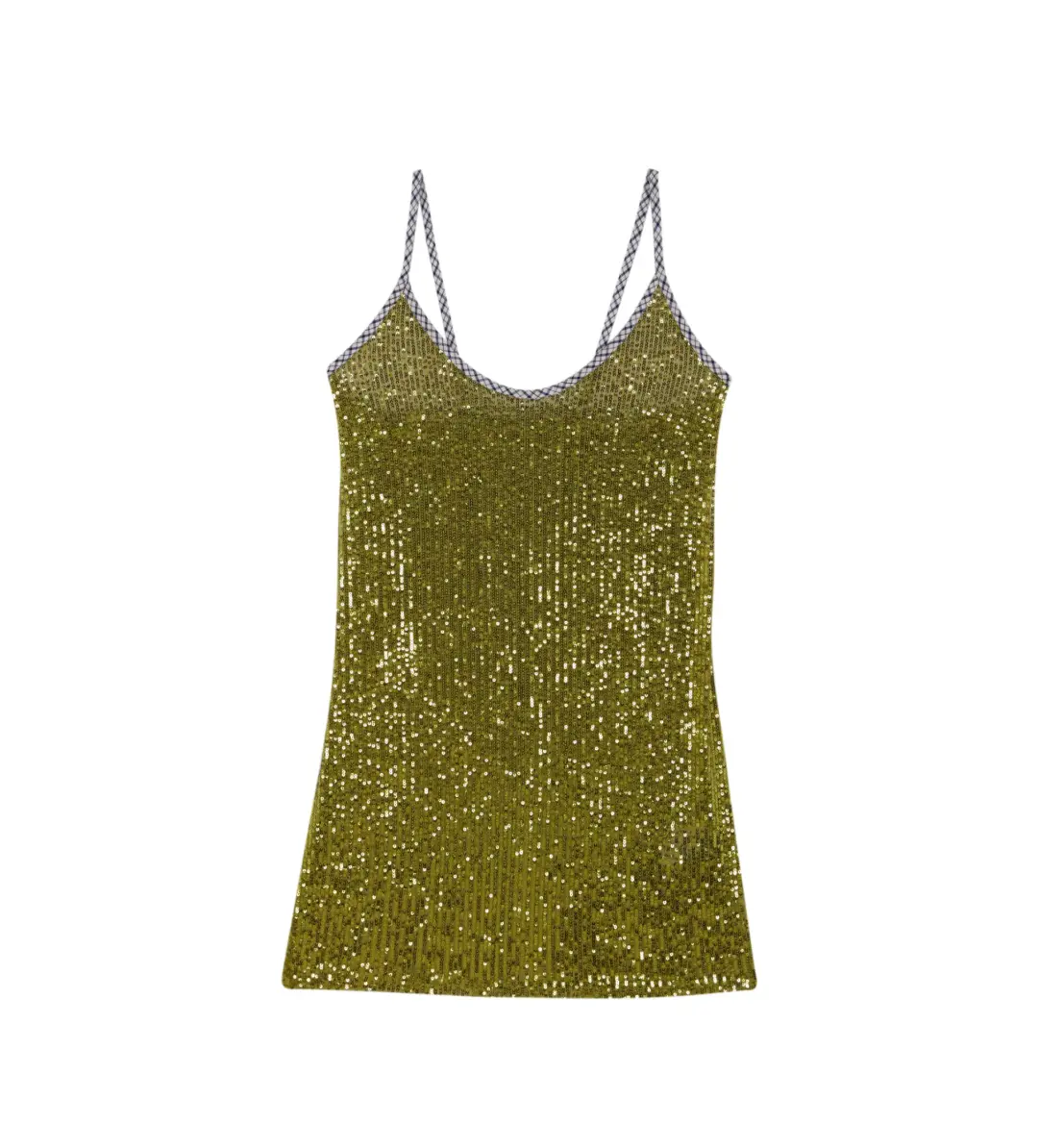 Handover Robers Dress Green Sequin Size AU 12 / Large Hand Over for rent on The Volte - main image