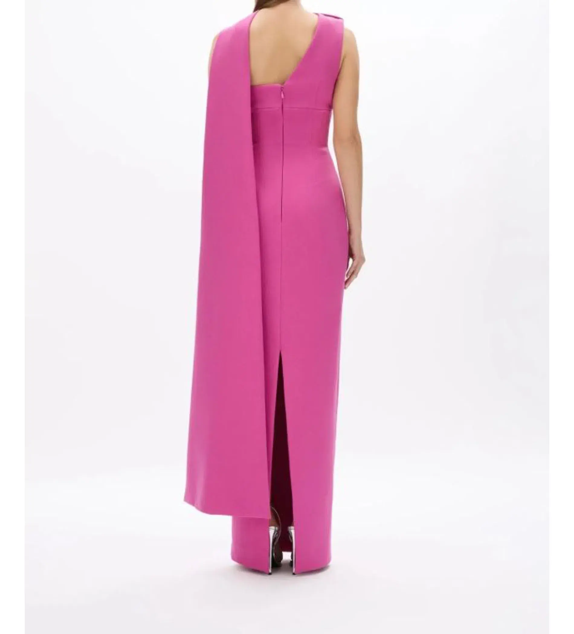 Rachel Gilbert Clara Gown Hot Pink Size 1/AU 8 - Image 4