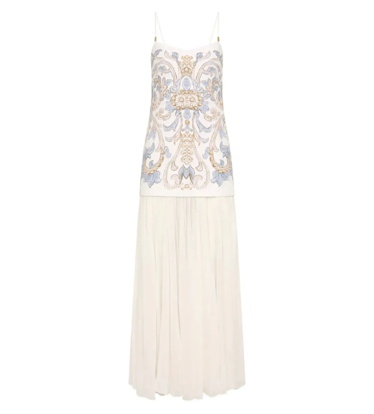 Antipodean Bitter Sweet Dropped Waist Gown Antique White Size AU 10 - Image 8