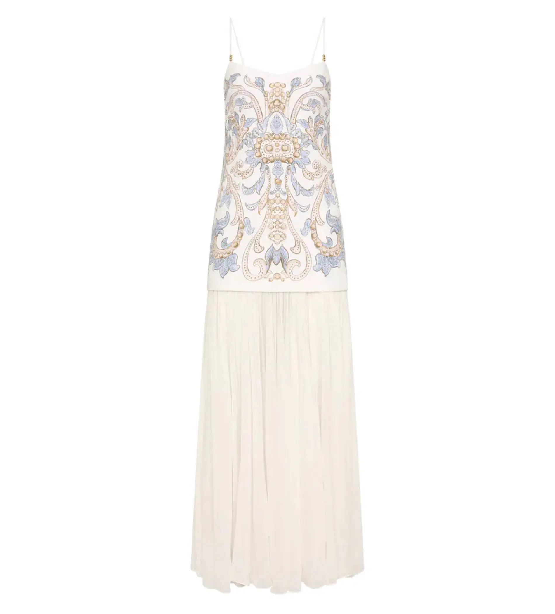 Antipodean Bitter Sweet Dropped Waist Gown Antique White Size AU 10 - Image 8