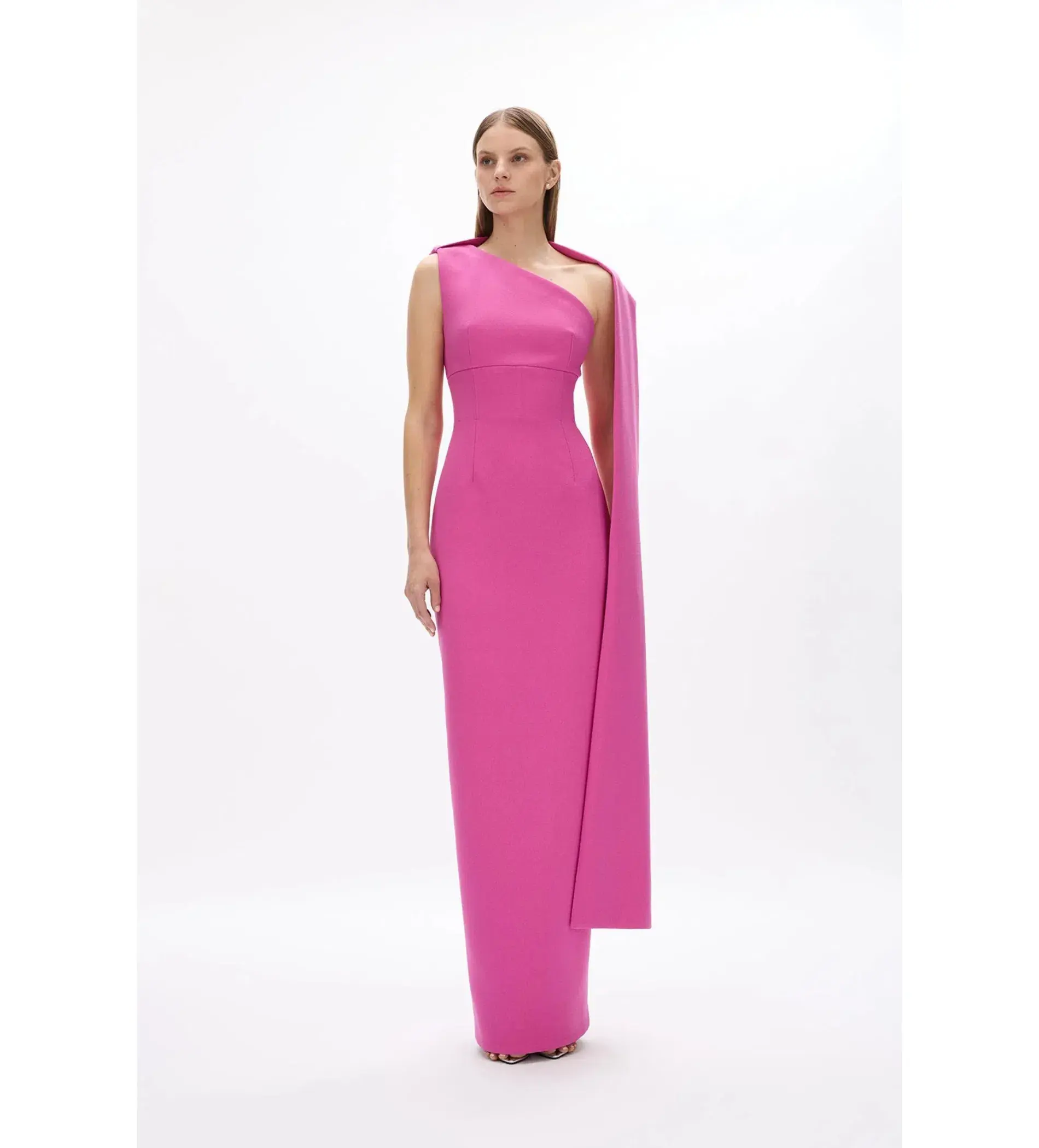 Rachel Gilbert Clara Gown Dress Hot Pink Size 2 /AU 10 - Image 3