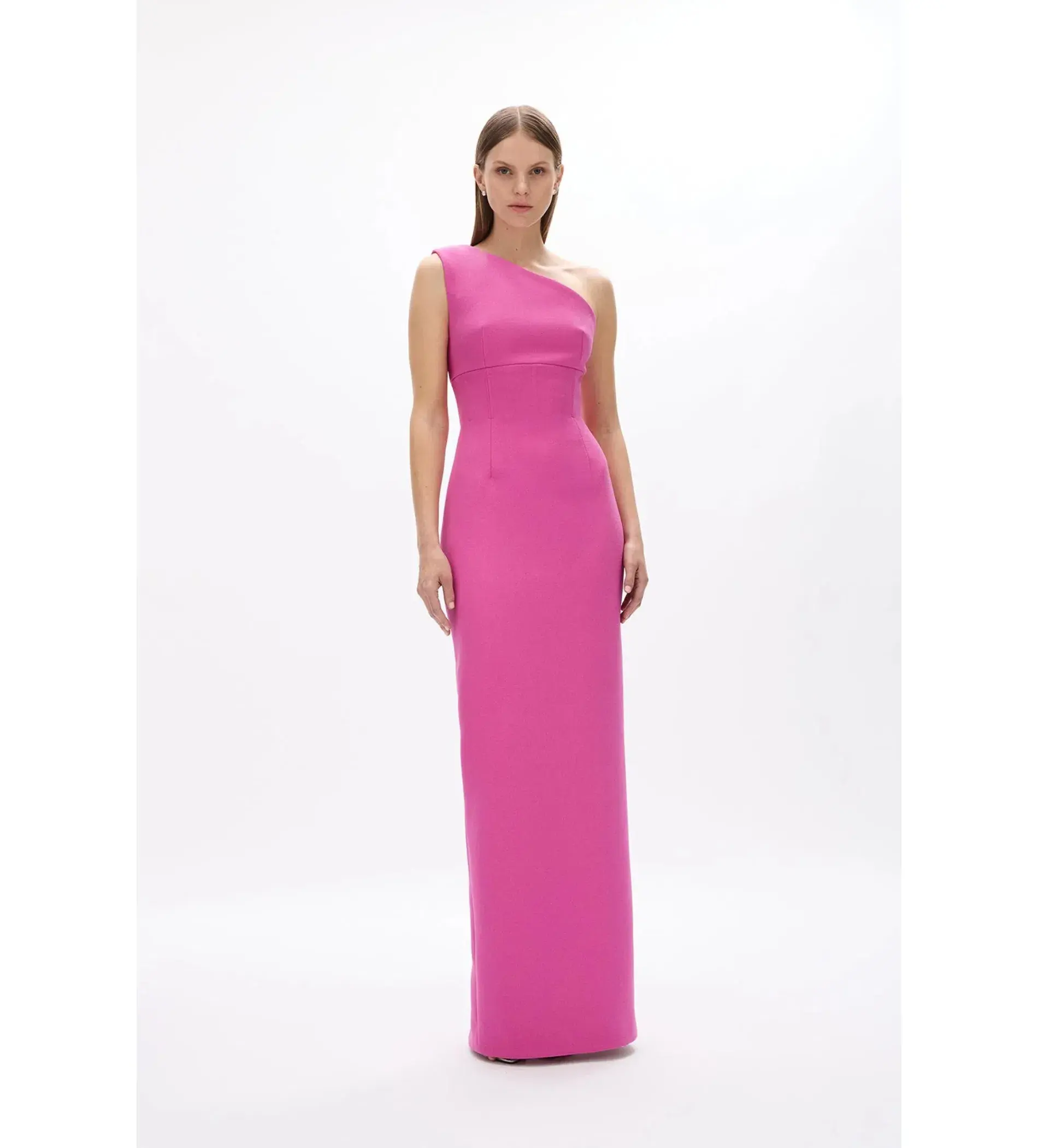 Rachel Gilbert Clara Gown Dress Hot Pink Size 2 /AU 10 - Image 5