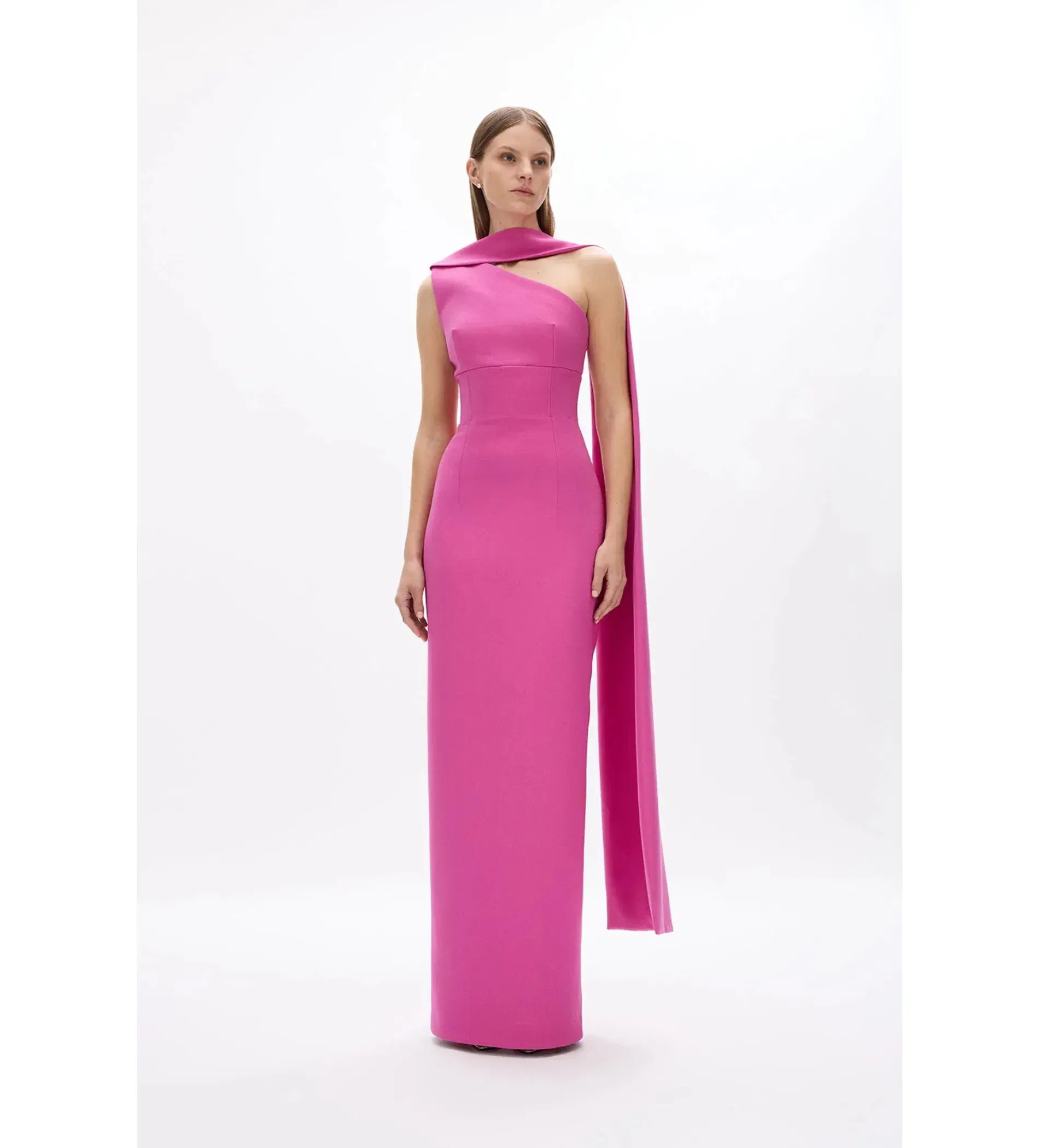 Rachel Gilbert Clara Gown Dress Hot Pink Size 2 /AU 10 - Image 4