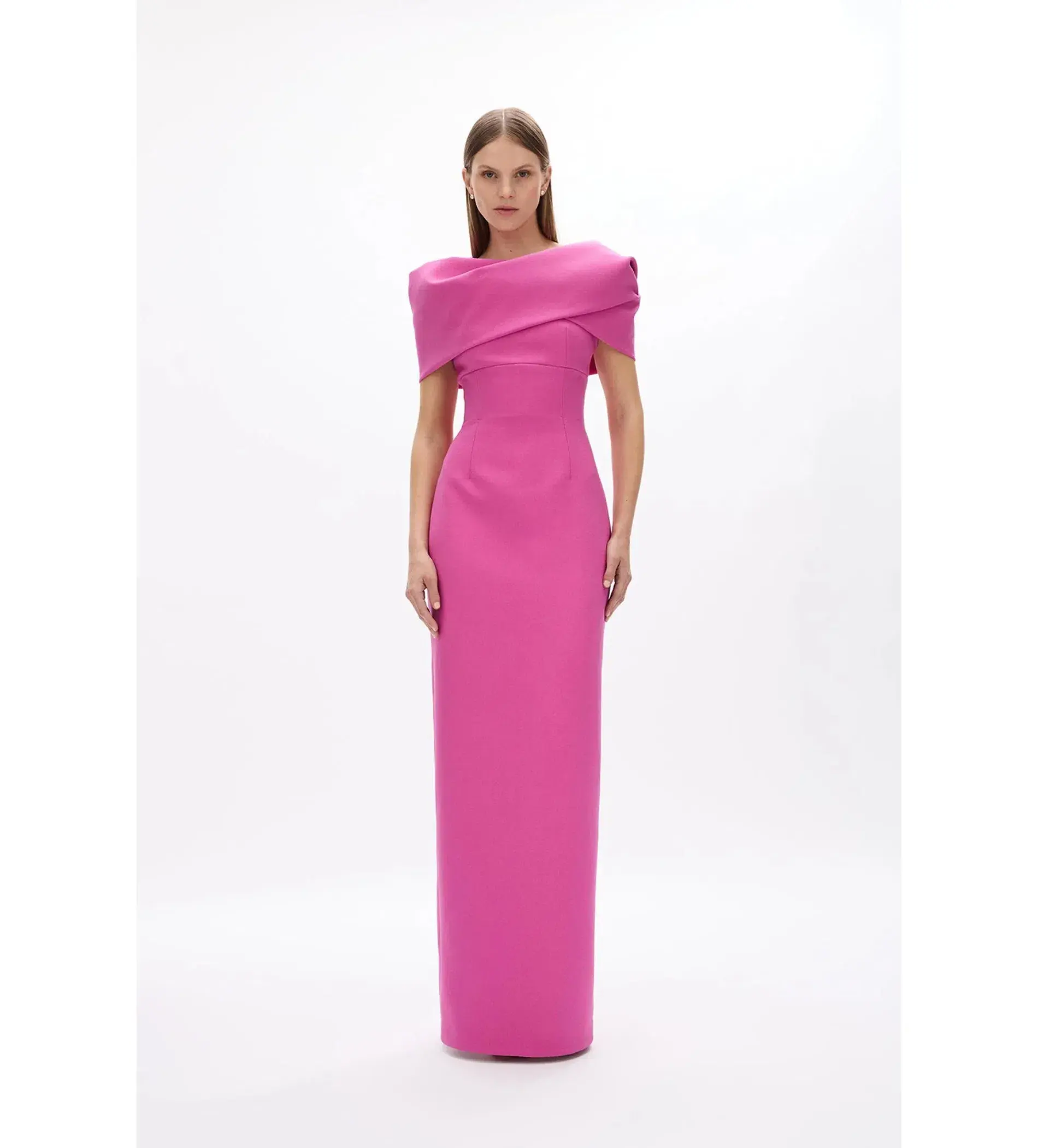 Rachel Gilbert Clara Gown Dress Hot Pink Size 2 /AU 10 - Image 1