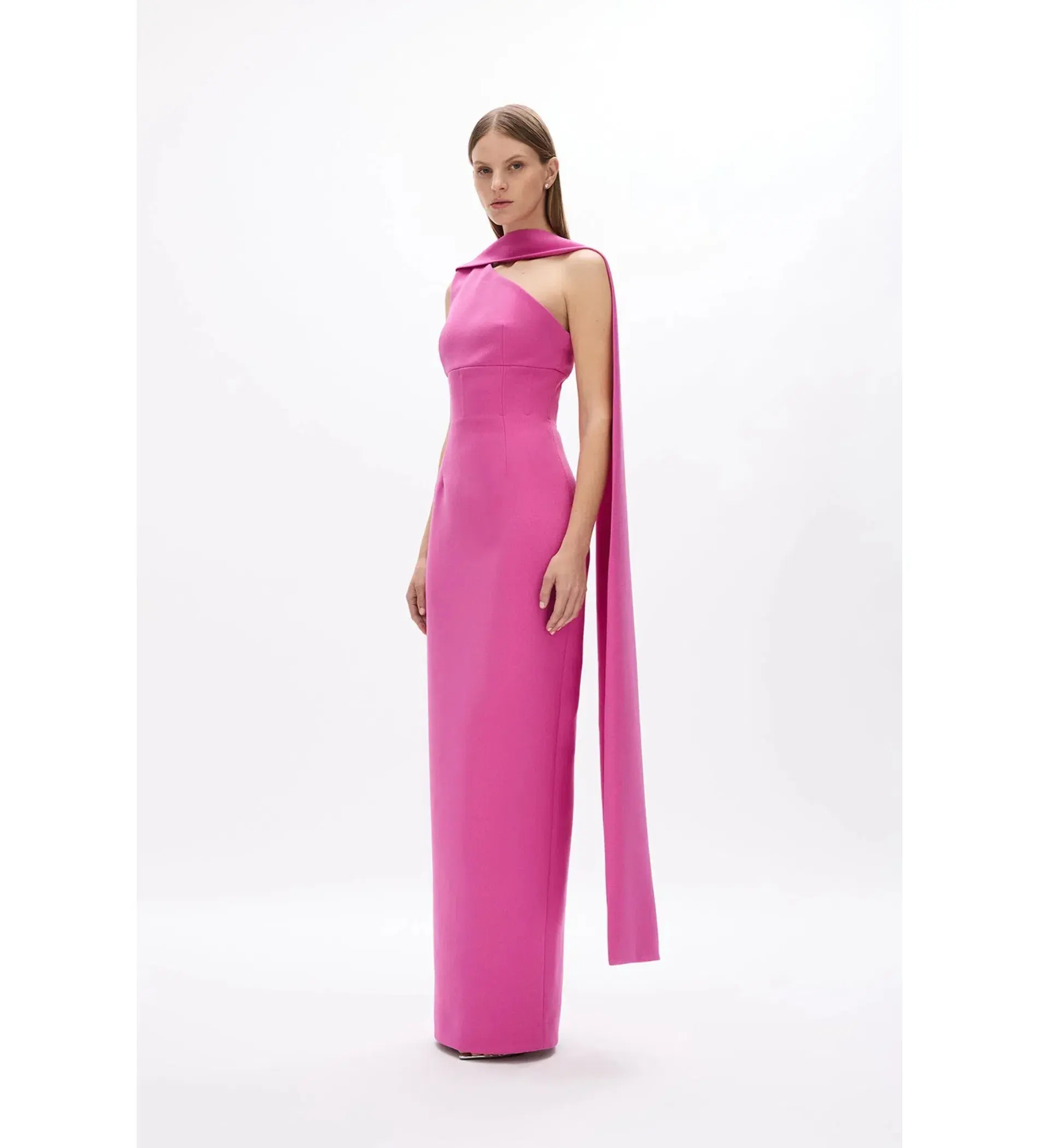 Rachel Gilbert Clara Gown Dress Hot Pink Size 2 /AU 10 - Image 6