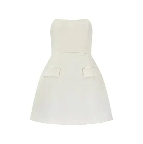 Odd Muse Ultimate Muse Strapless Mini Dress Porcelain Wite Size S / AU 8 for rent on The Volte - main image