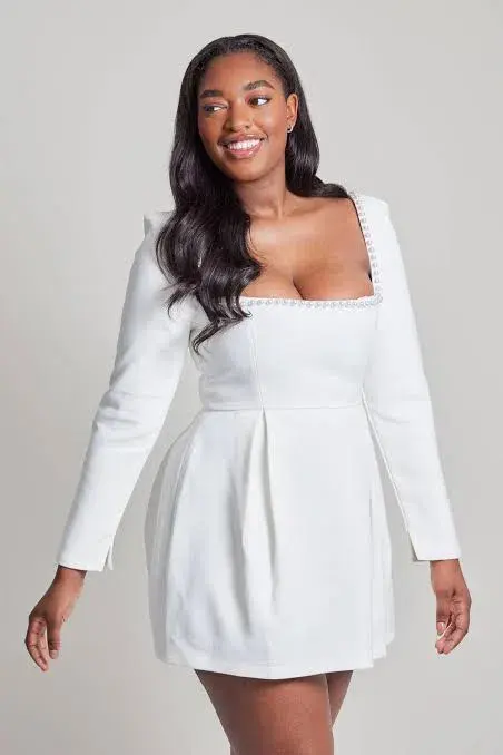 Odd Muse Pearl The Ultimate Dress Ivory White Size 10  - Image 1
