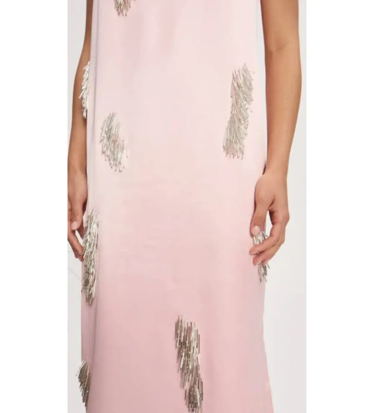 Alemais Cindy Embellished Slip Dress Pink Size 10  - Image 3