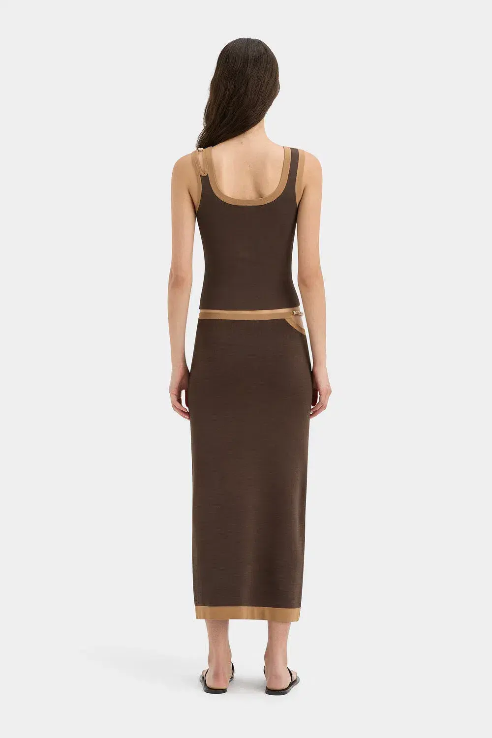 Sir The Label Salvador Tank and Midi Set Biscotti Size S / Size AU 6 - Image 5