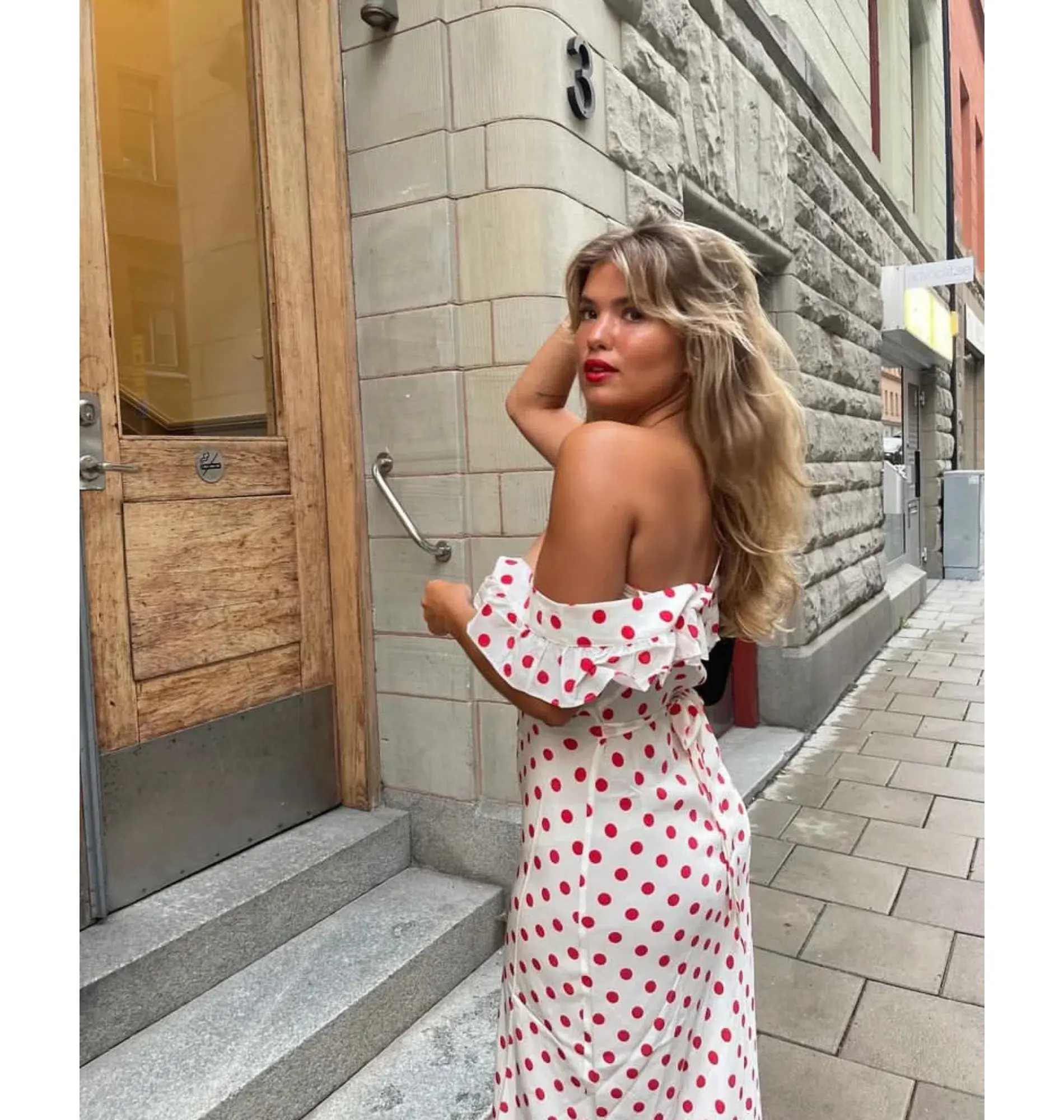 Realisation Par Claudia Dress Polka Dots Size 8/S - Image 4