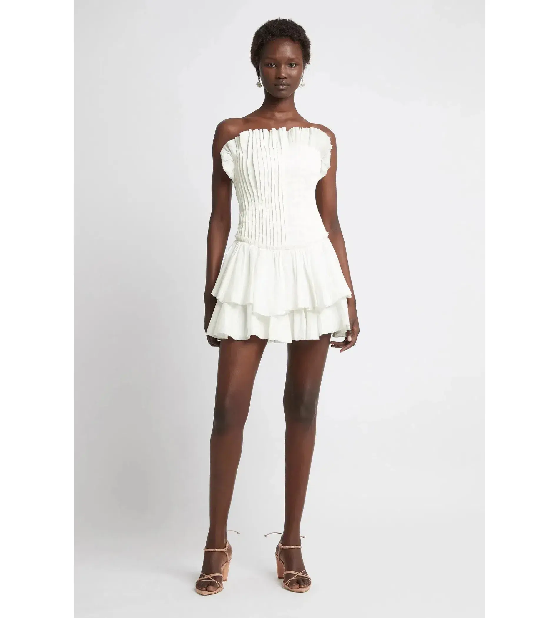 Aje Utopia Mini Dress White Size 10  - Image 1