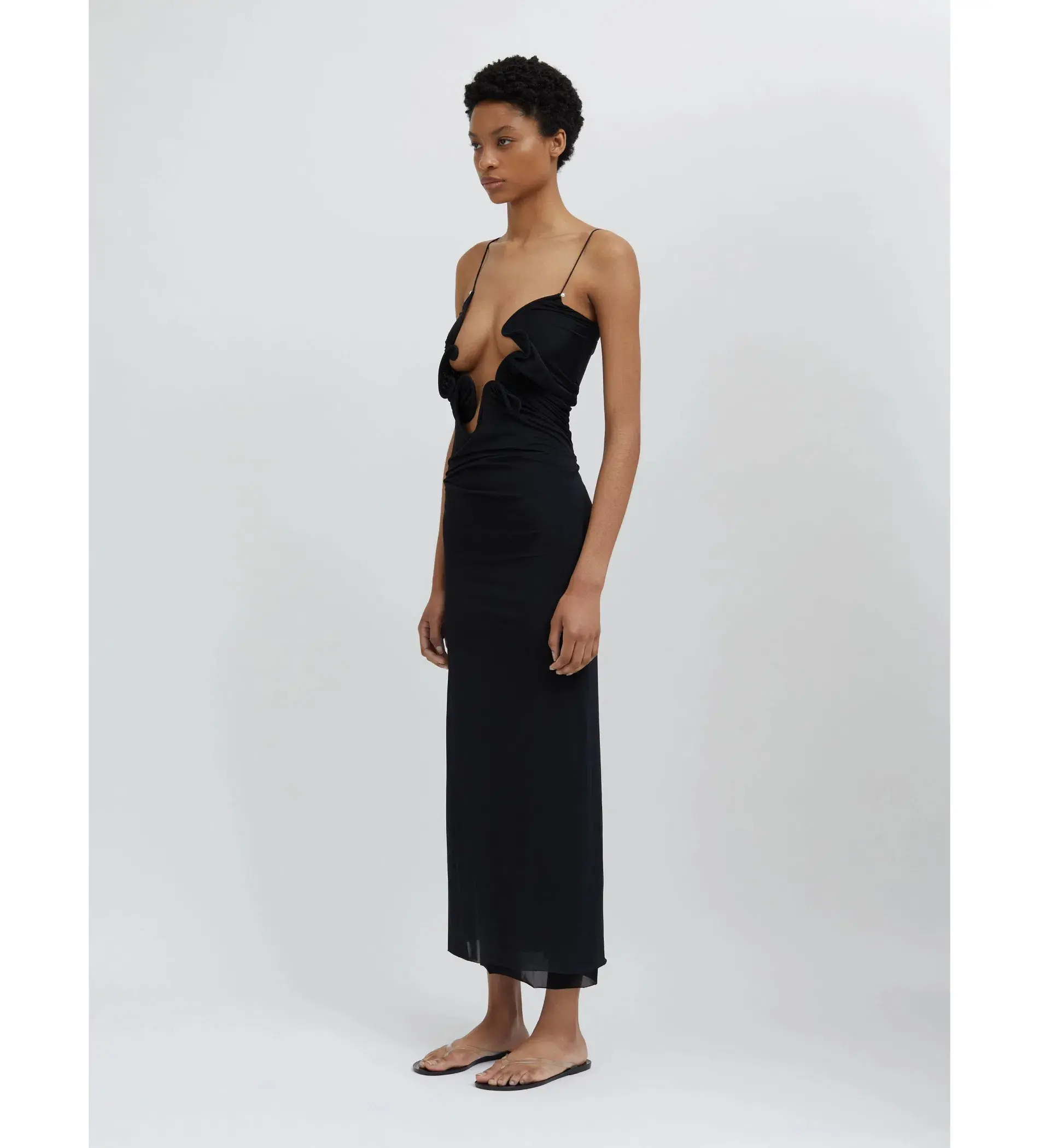 Christopher Esber Molded Venus Maxi Dress Black Size AU 6  - Image 2