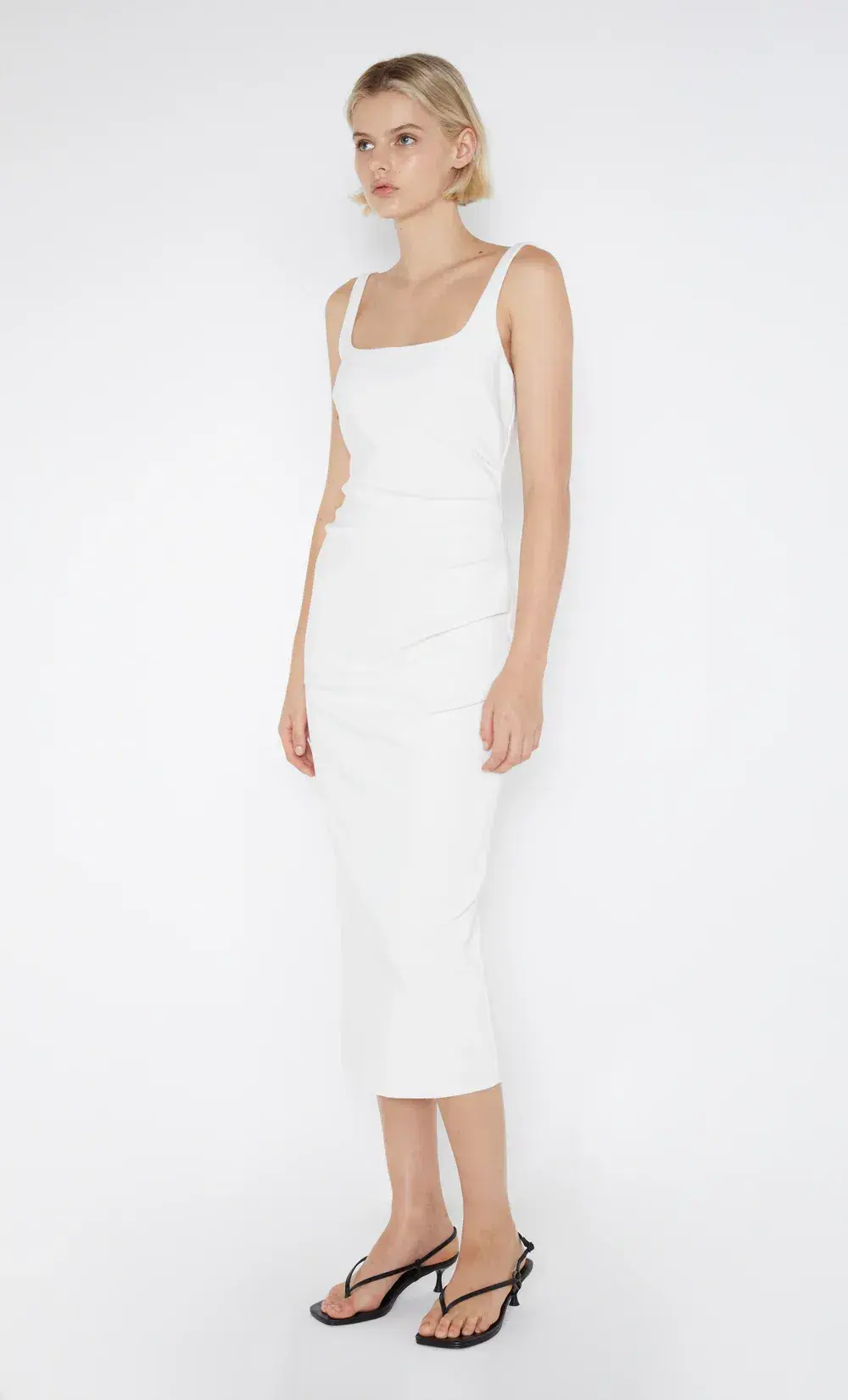 Bec & Bridge - Be Mine Square Neck Dress in  Ivory Size AU 8 - Image 3