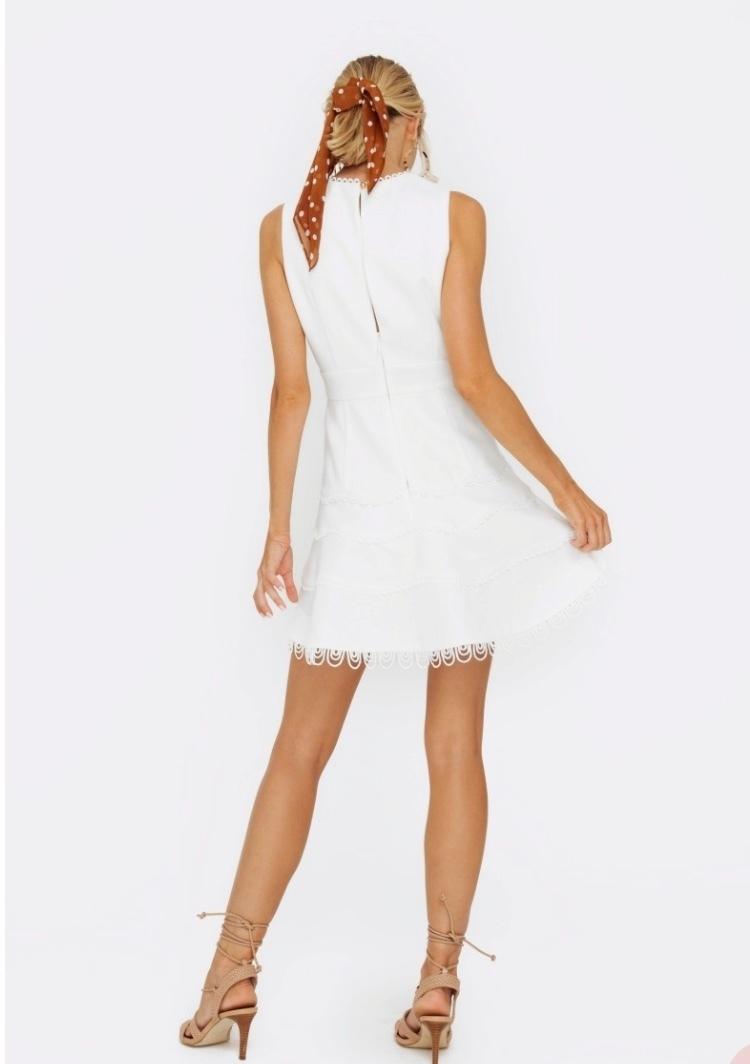 Sheike Paris Dress White Size 8 - Image 3