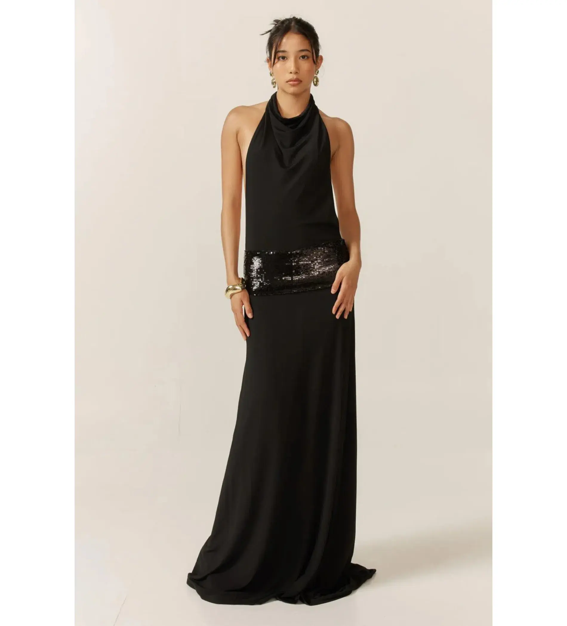 Ance Gria Adele Gown Black Size S/AU 8 - Image 1
