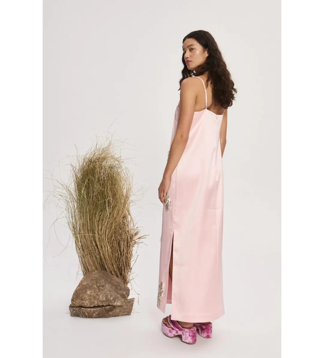 Alemais Cindy Embellished Slip Dress Size 8 for rent on The Volte - main image