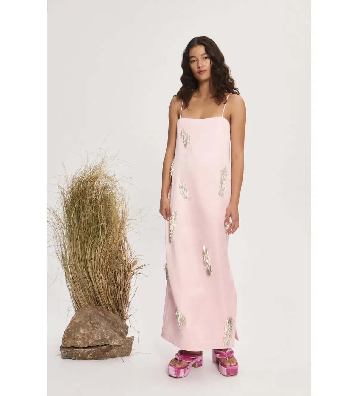 Alemais Cindy Embellished Slip Dress Size 8 - Image 1