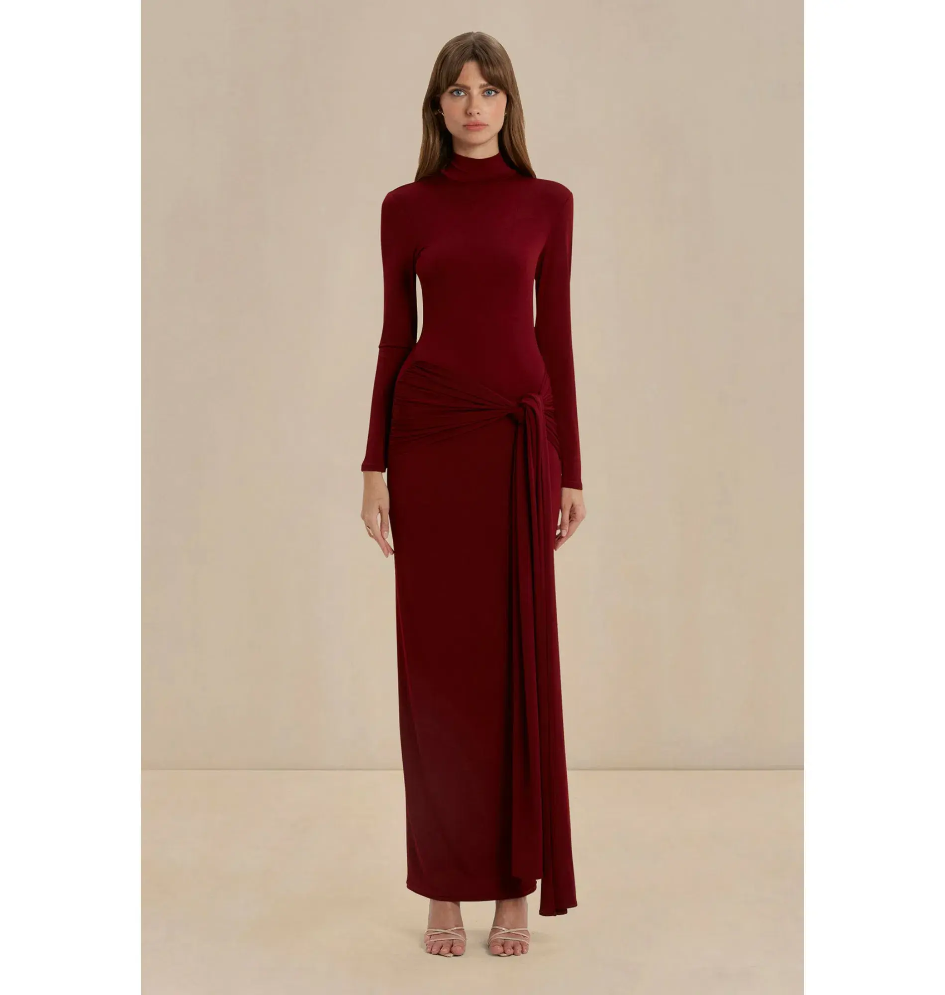 Sonya Moda Aurelia Dress Merlot Size AU 12 - Image 1