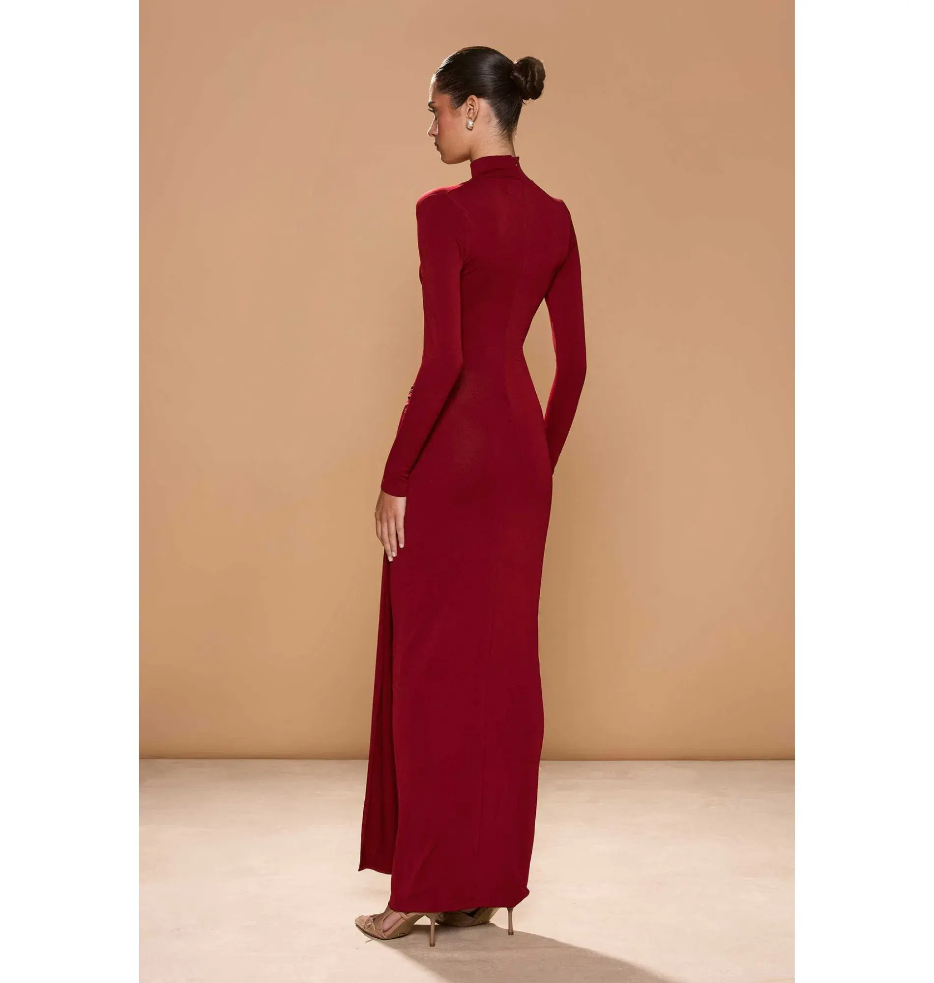 Sonya Moda Aurelia Dress Merlot Size AU 12 - Image 3