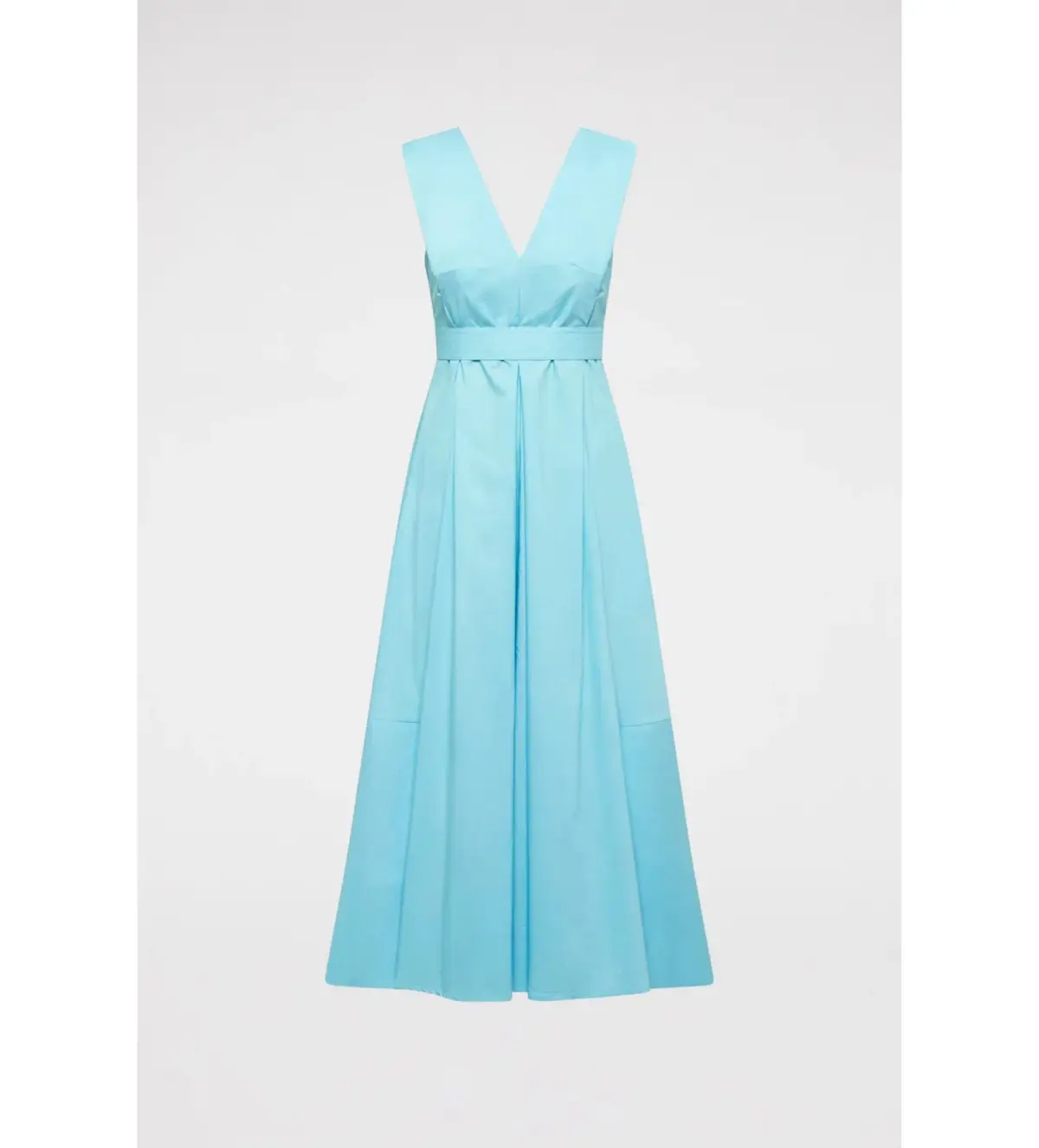 Scanlan Theodore Parachute Panelled Midi Dress in Sky Blue Size S / AU 8 - Image 4