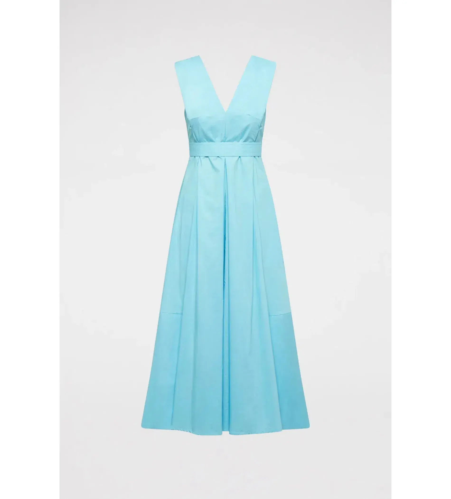 Scanlan Theodore Parachute Panelled Midi Dress in Sky Blue Size S / AU 8 - Image 4