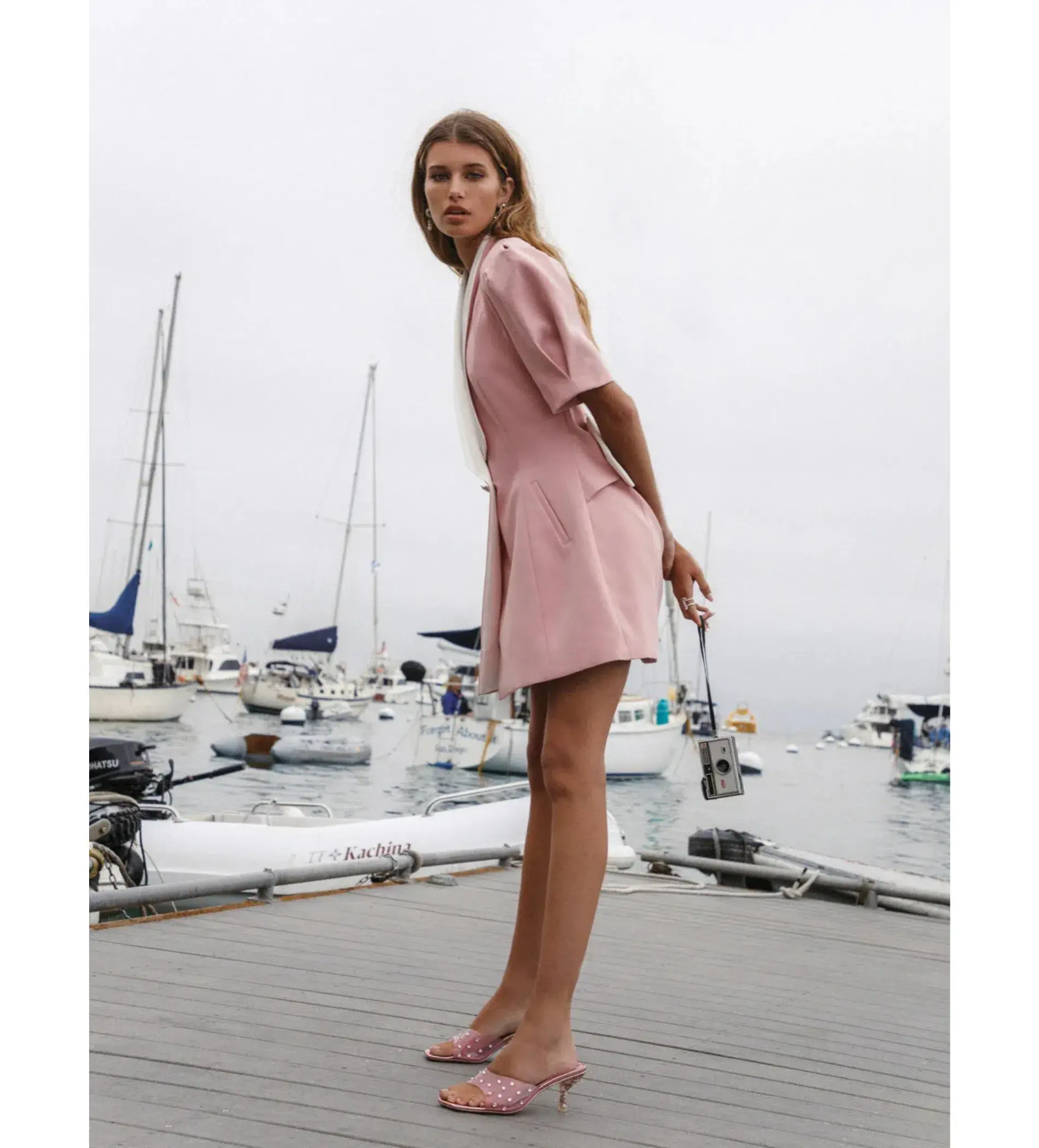  Nana Jacqueline  Alia  Mini Dress in Pink Size AU 8 - Image 2