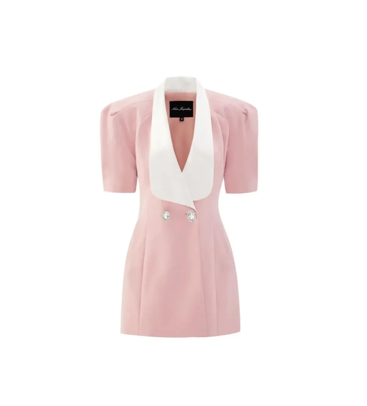  Nana Jacqueline  Alia  Mini Dress in Pink Size AU 8 - Image 4