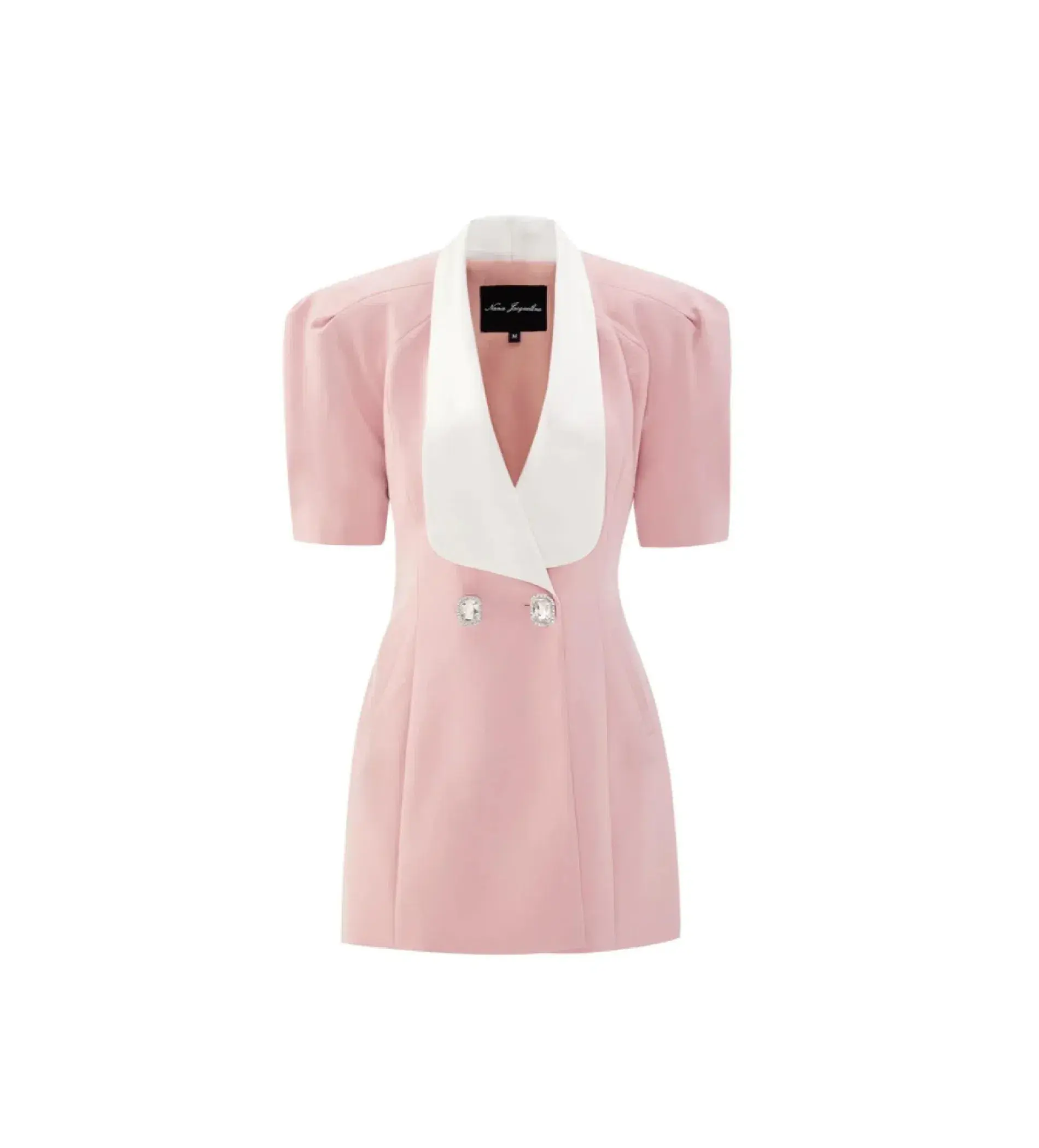  Nana Jacqueline  Alia  Mini Dress in Pink Size AU 8 - Image 4