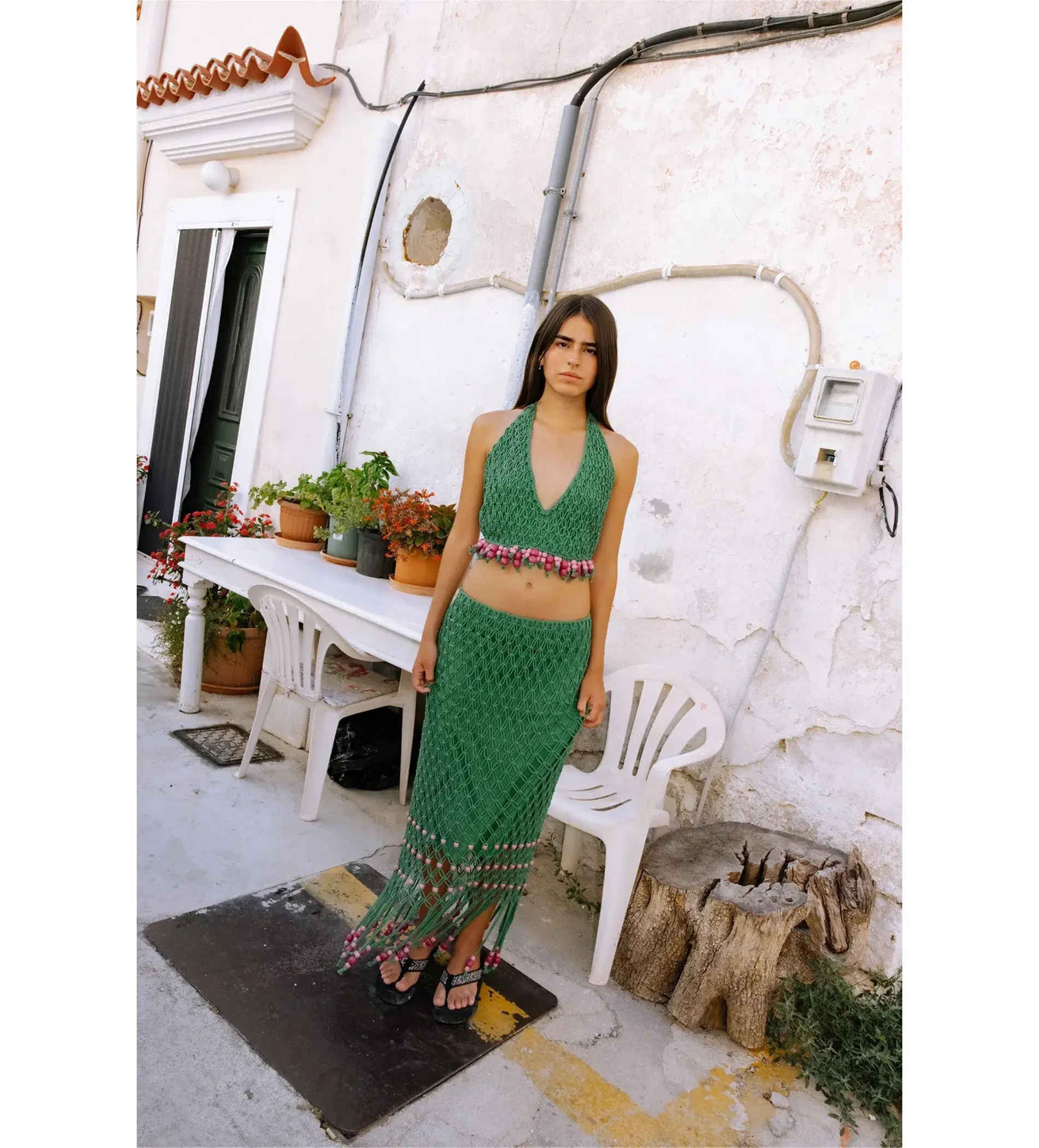 The Wolf Gang Reis Beaded Skirt & Top Size 8  - Image 1