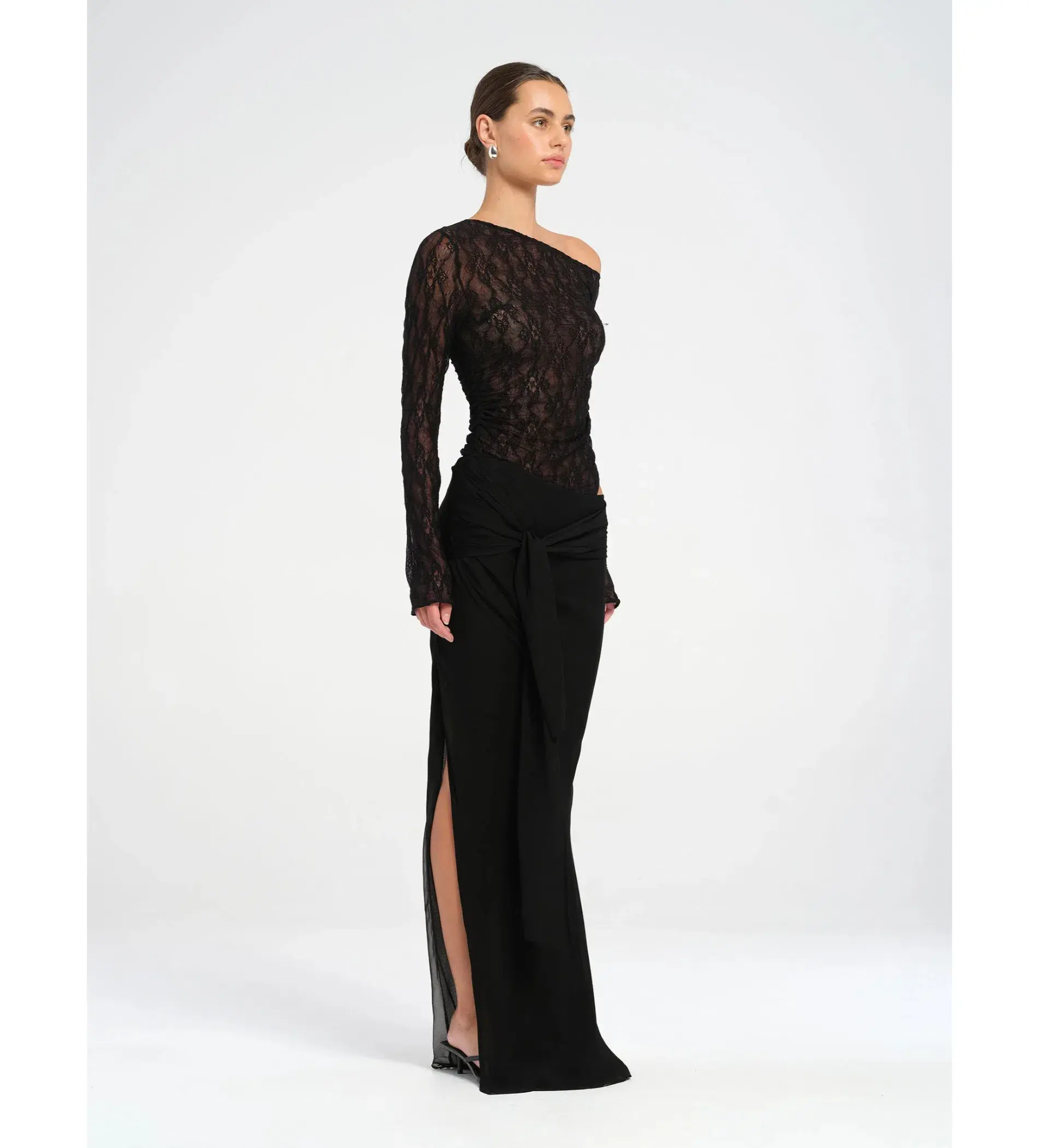 Benni Nova Maxi Dress	Black Size M/AU 10  - Image 2