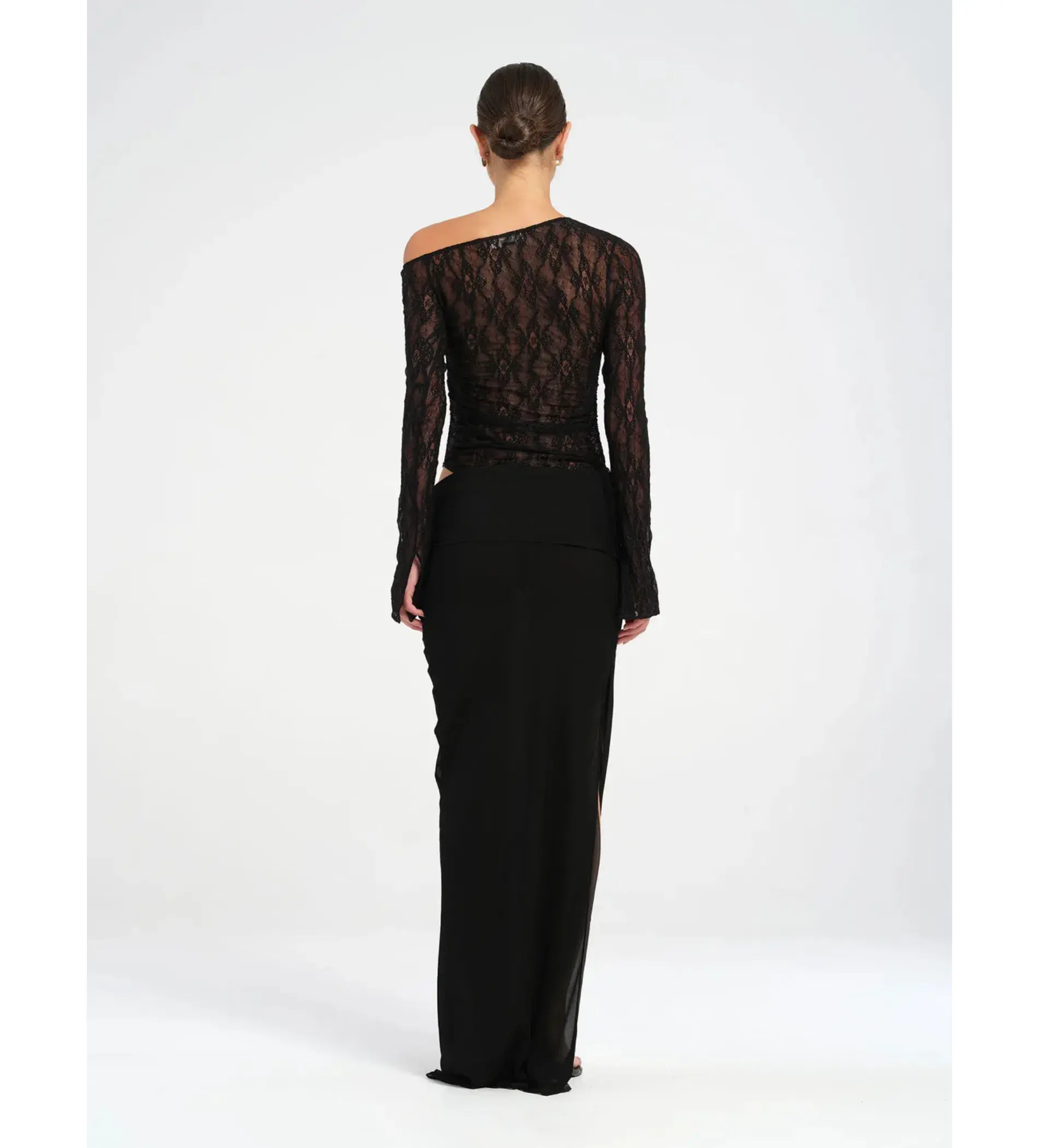 Benni Nova Maxi Dress	Black Size M/AU 10  - Image 3