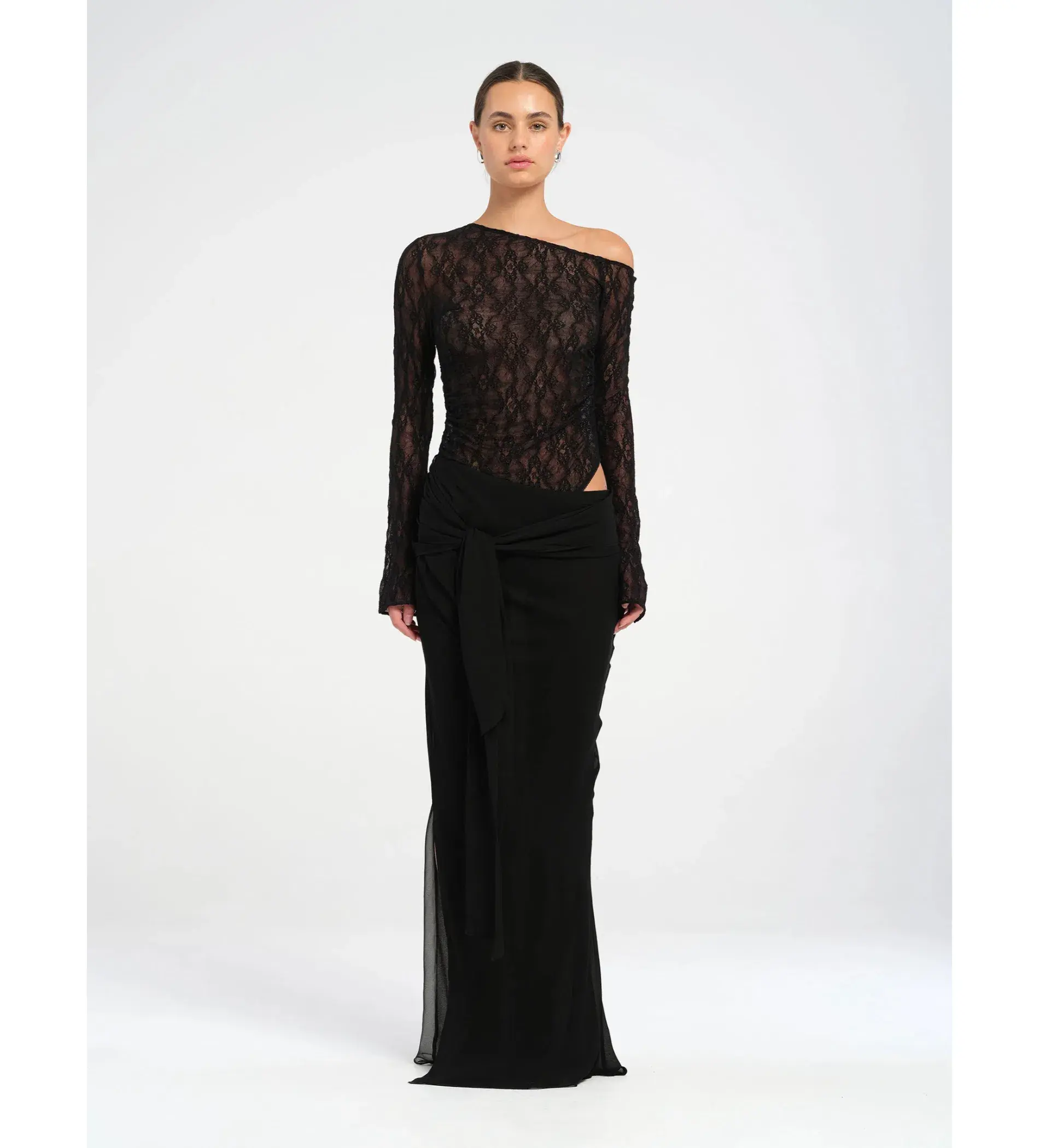 Benni Nova Maxi Dress	Black Size M/AU 10  - Image 1