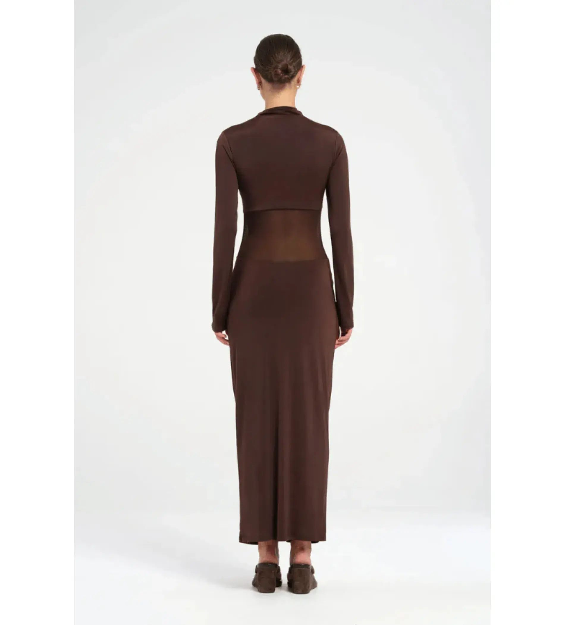 Benni Dora Maxi Dress in Brown Size AU 8 - Image 3
