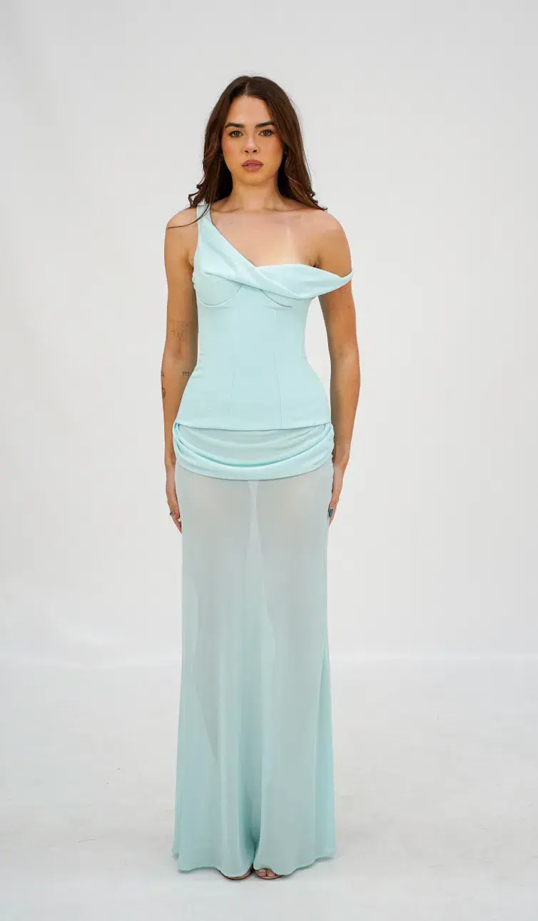 Natalie Rolt Cadence Gown Baby Blue Size XS/AU 6 - Image 1