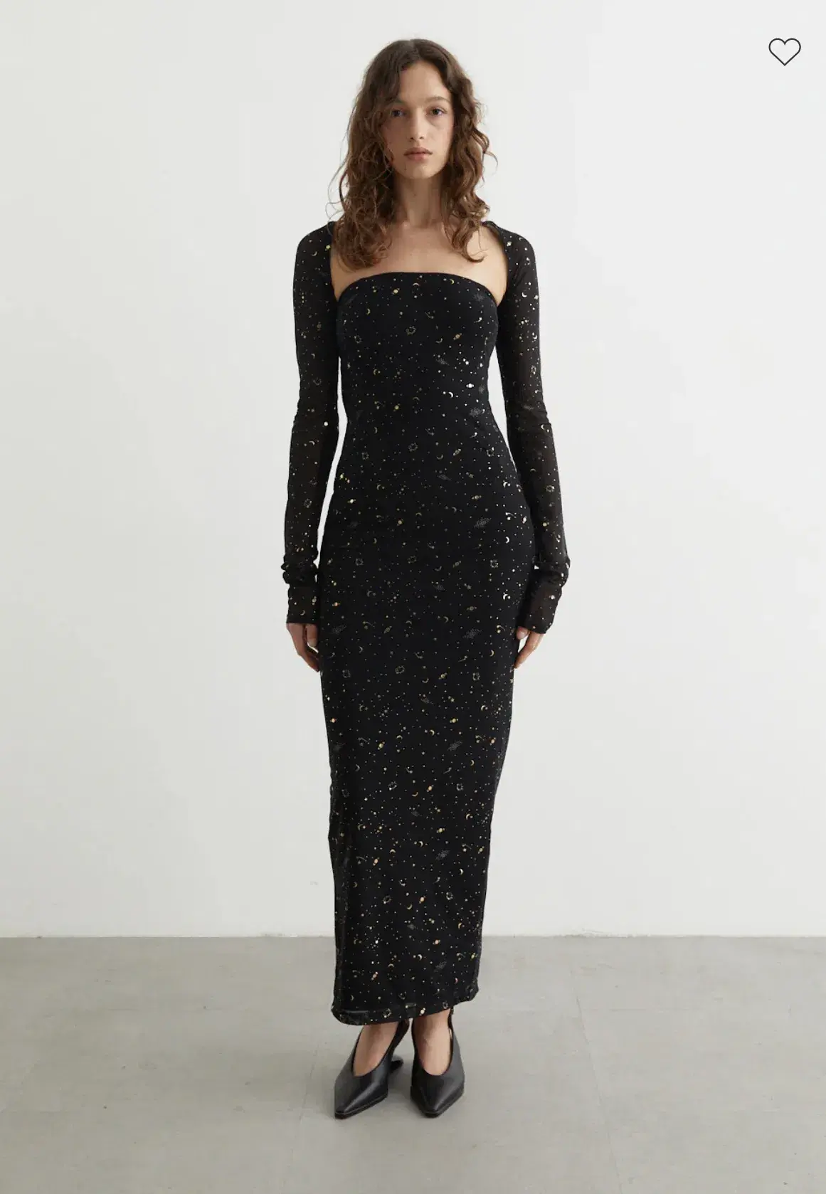 Paris Georgia Galaxy Maxi Dress Shrug Black Size AU 8 - Image 1