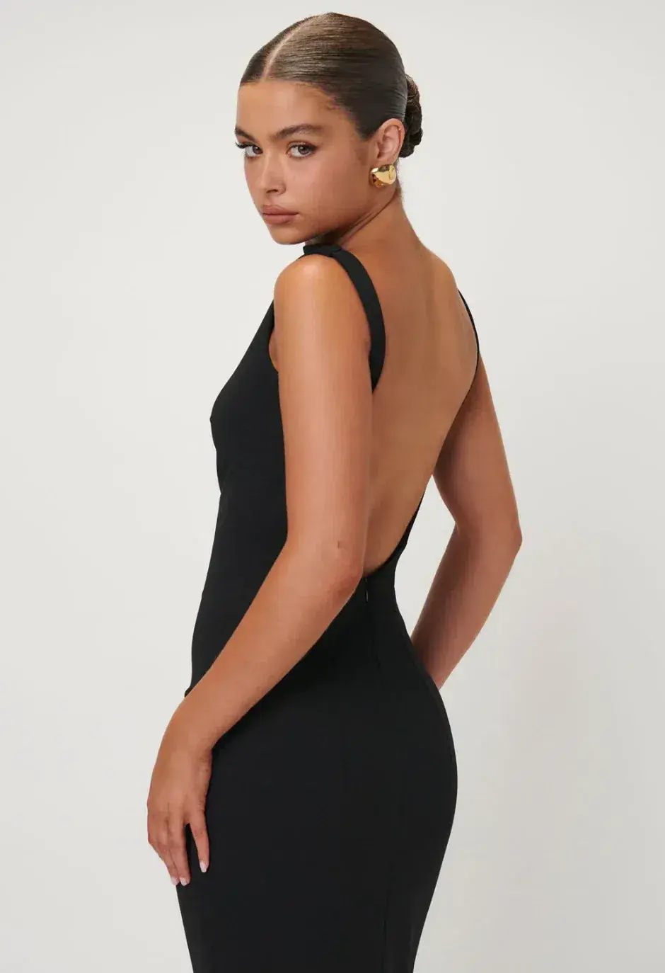 Effie Kats Verona Gown Black Size 12 - Image 5
