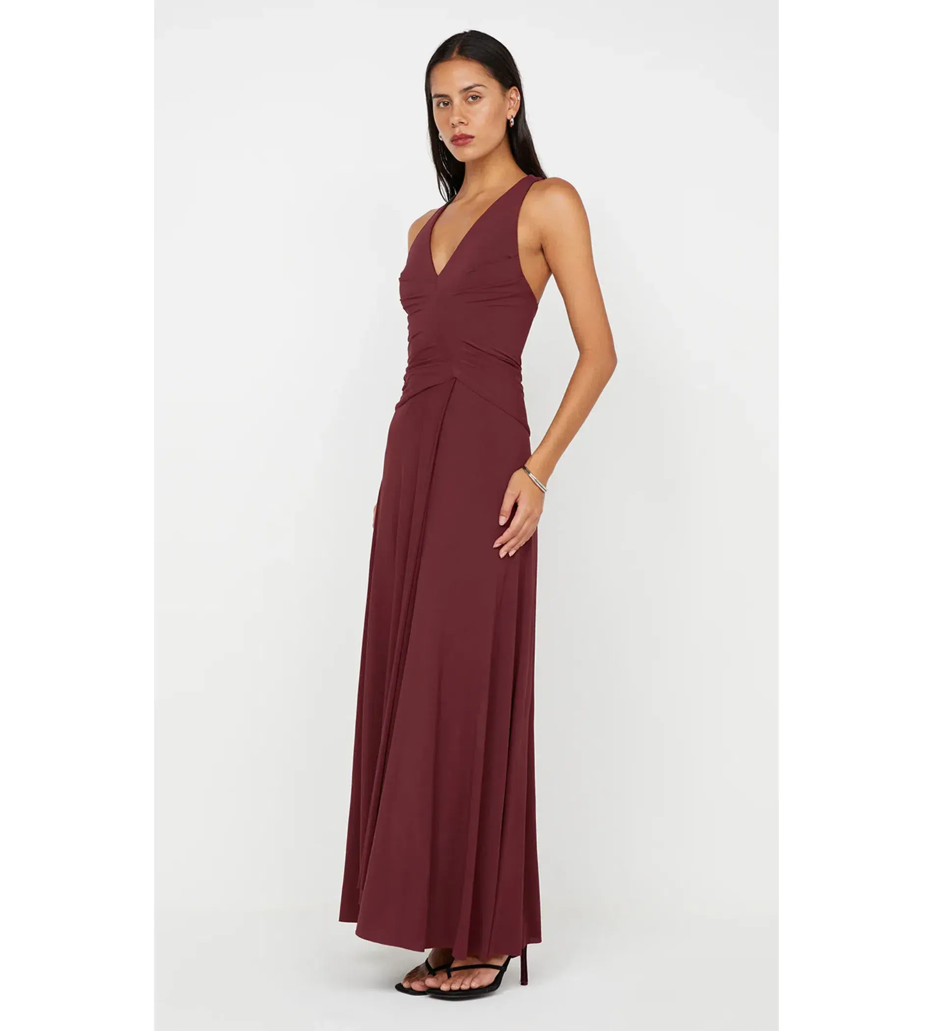 Bec and Bridge Greta Gown Cherry Cola Size 8 - Image 2