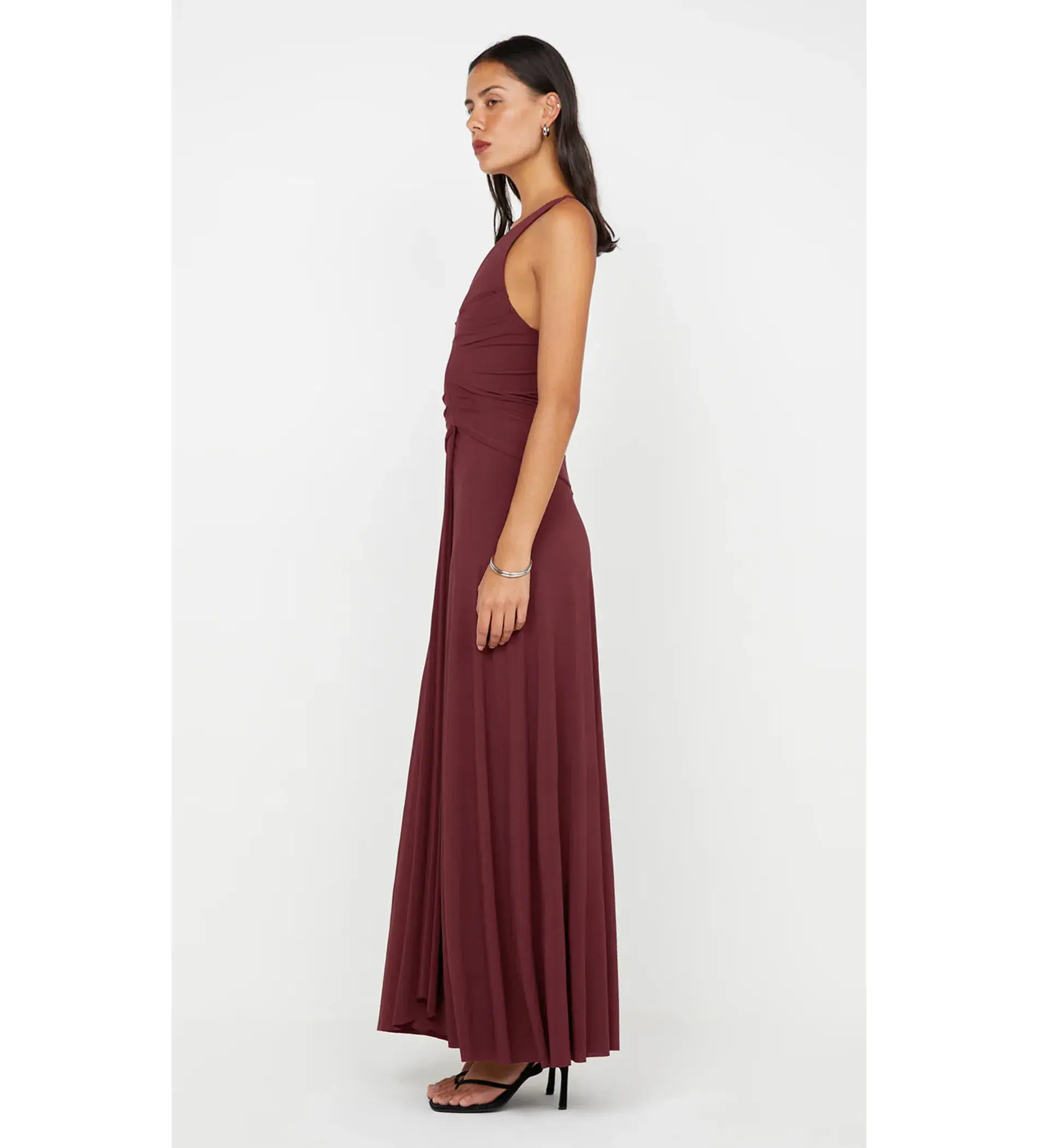 Bec and Bridge Greta Gown Cherry Cola Size 8 - Image 3