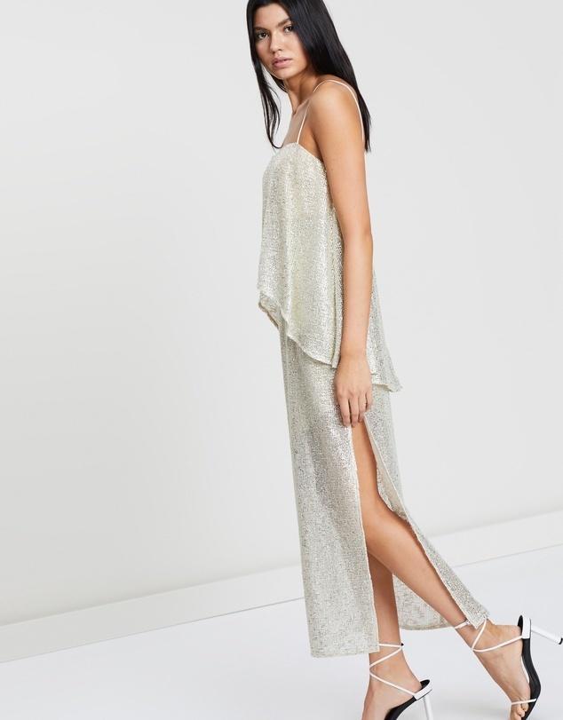 Manning Cartell Flash Bulb Metallic Dress Size 6 - Image 2