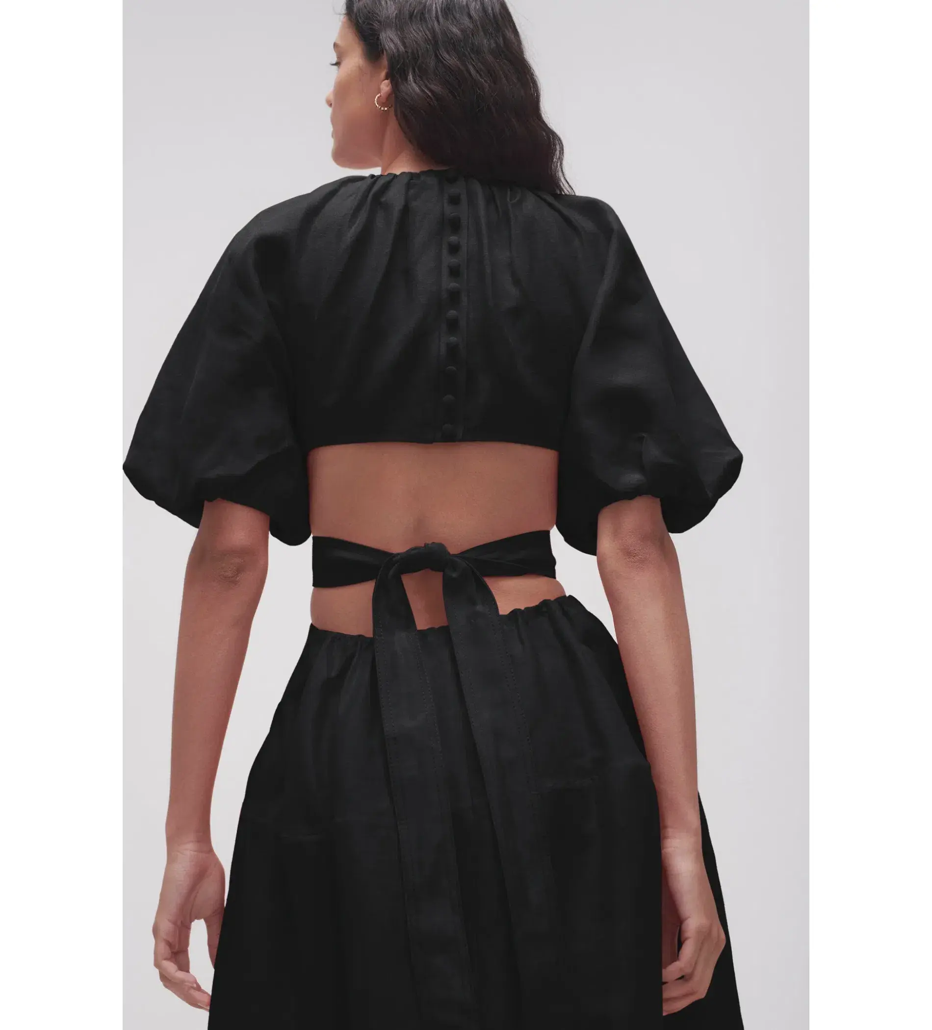 Aje Mimosa Cut Out Midi Dress in Black Size M / AU 10 - Image 4