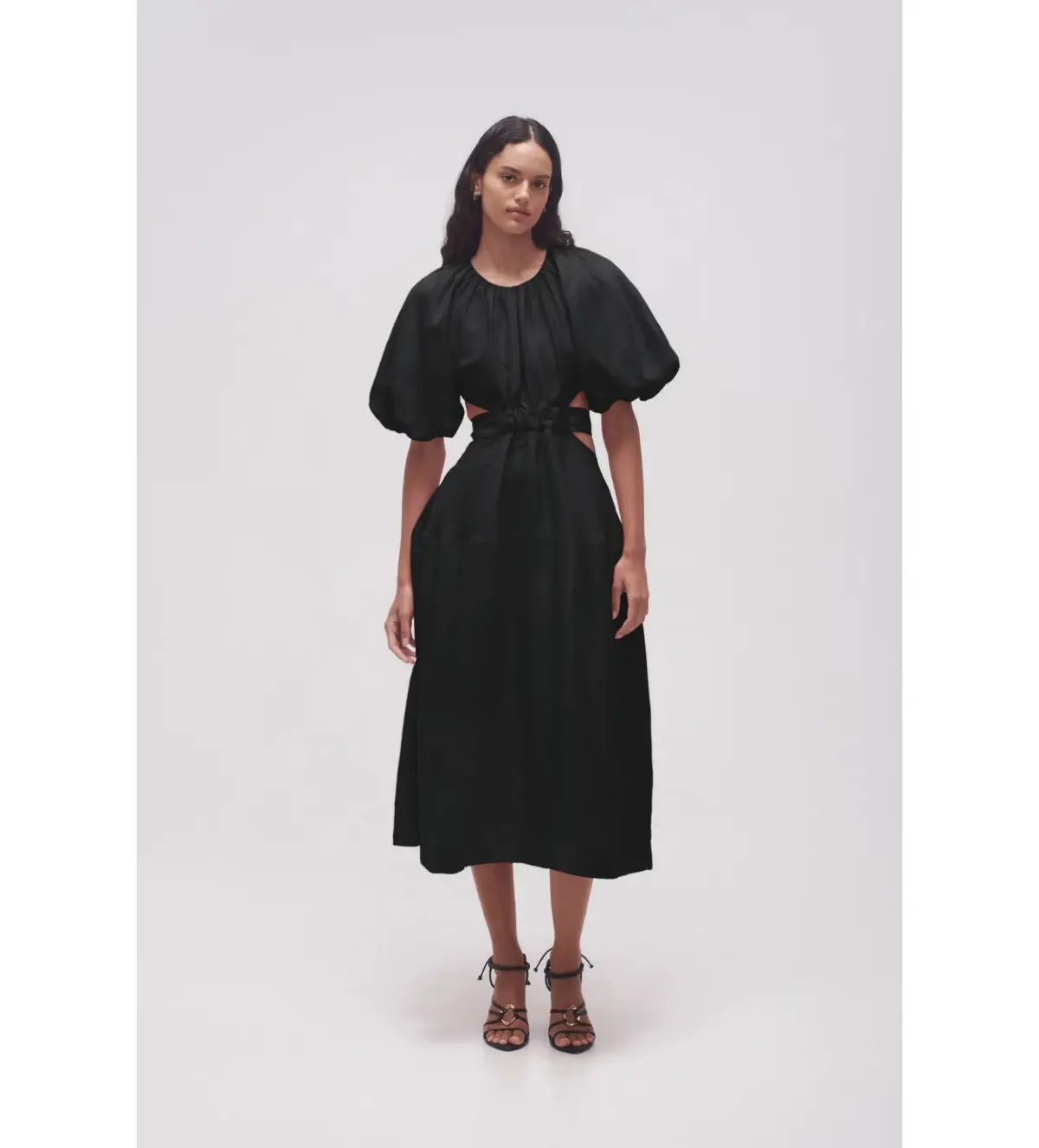 Aje Mimosa Cut Out Midi Dress in Black Size M / AU 10 - Image 1