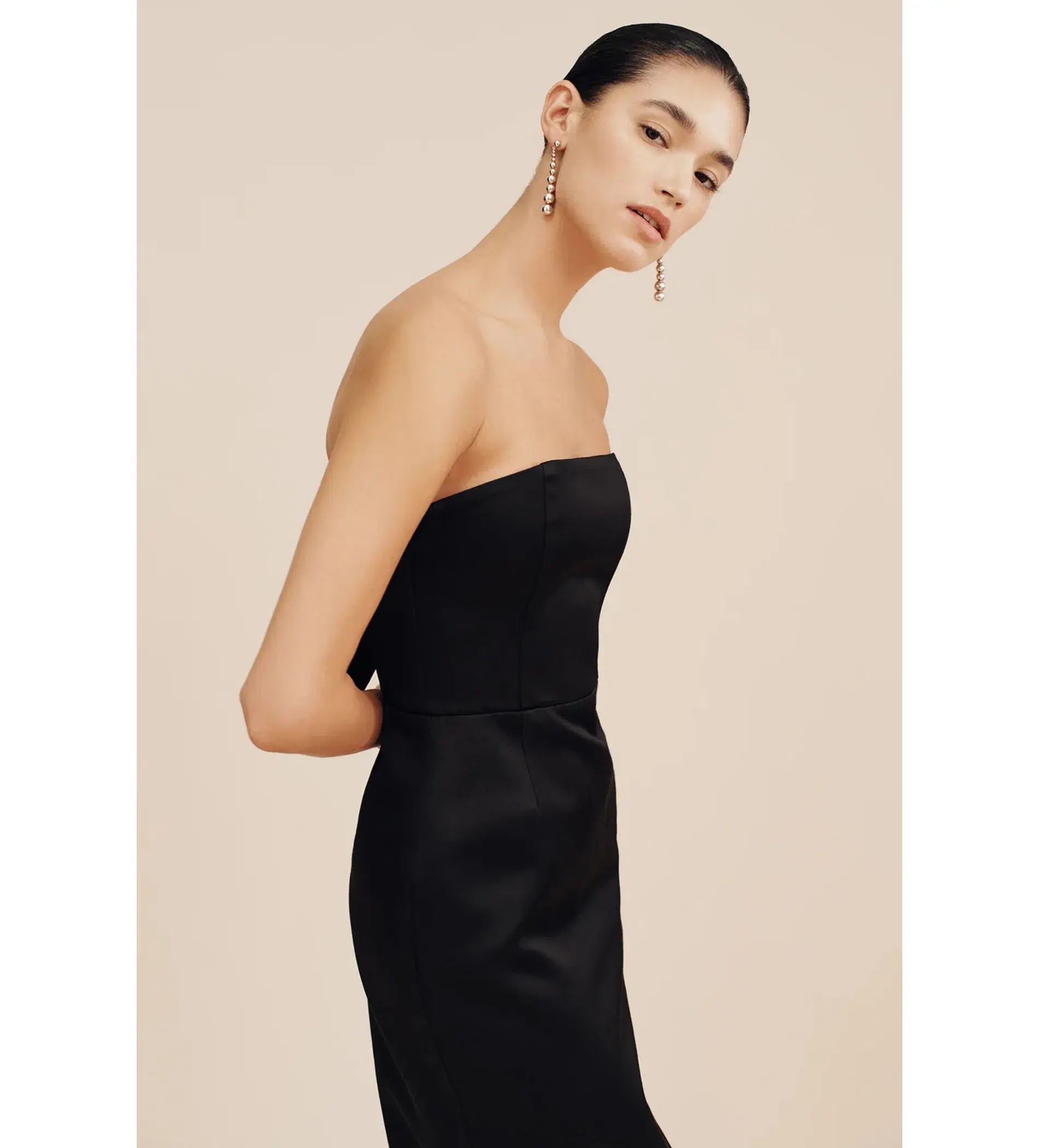 Posse Romeo Dress Maxi Black Size AU 12 - Image 2