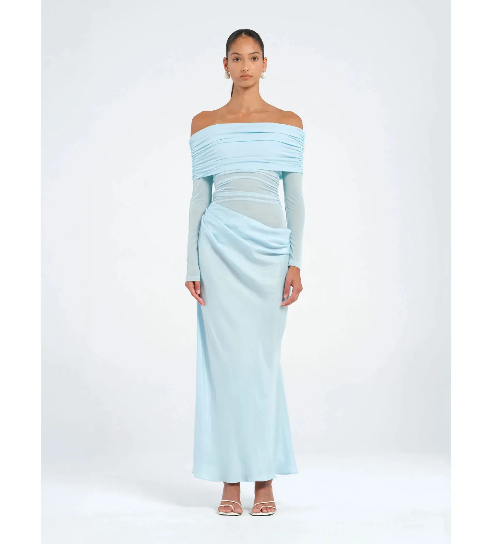 Benni Yasmin Maxi Dress Baby Blue Size 8 - Image 1