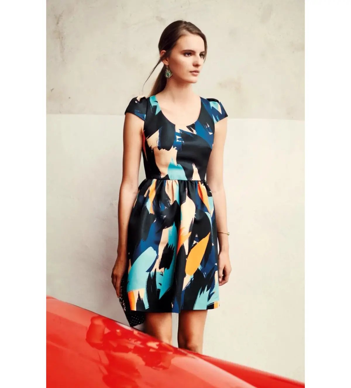 Anthropologie Pinion Mini Dress Multi Size 6 - Image 2
