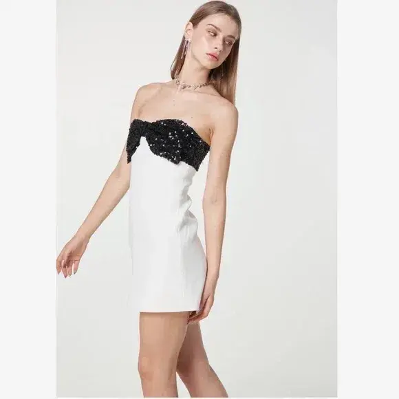 Par Violet Romantica Dress White Size 6 - Image 1