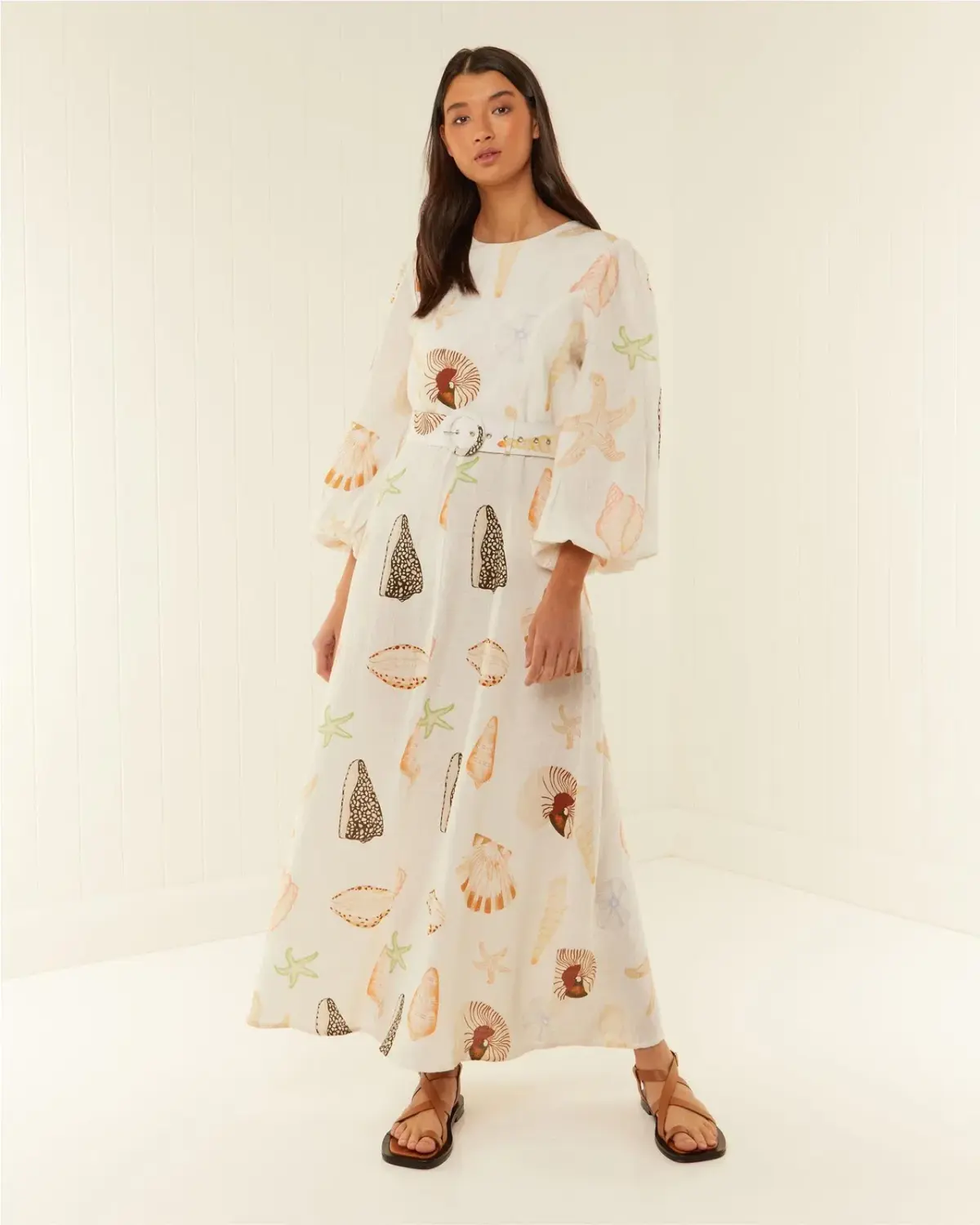 Palm Noosa Melrose Dress Shells Maxi Size AU 6 - Image 2