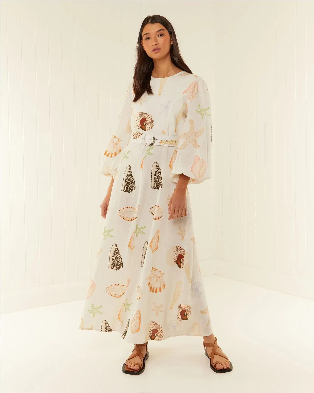 Palm Noosa Melrose Dress Shells Maxi Size AU 6 - Image 2